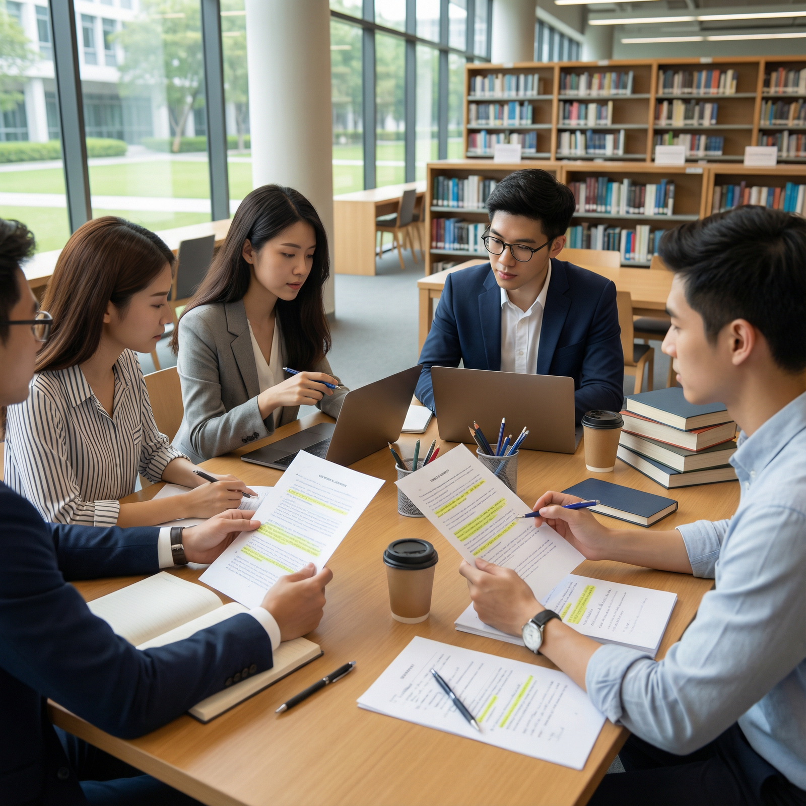 Students reviewing and revising personal statements together Students reviewing and revising personal statements together - Personal Statement for Master Your Medical School Personal Sta