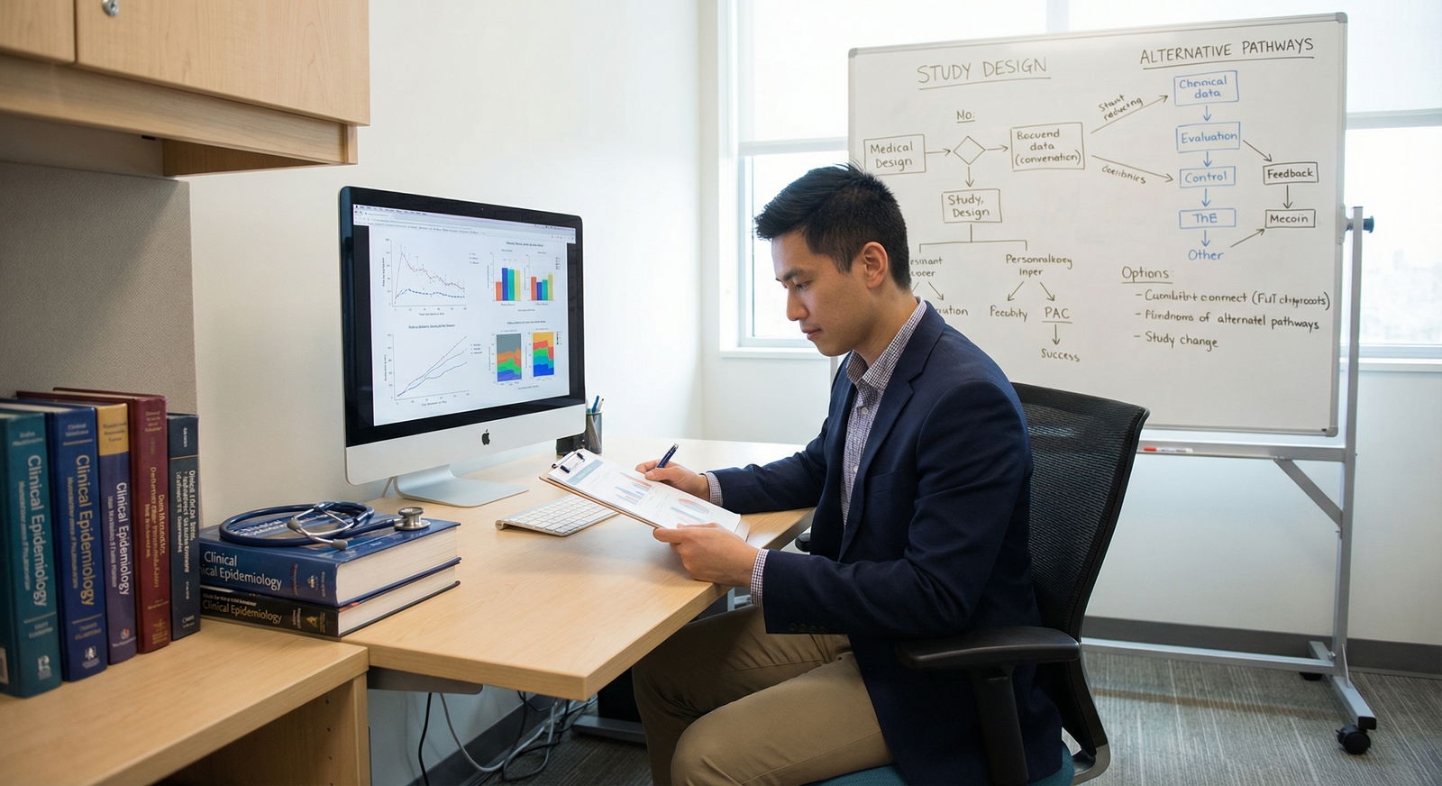 Medical graduate engaged in clinical research during a gap year - Medical Residency for Exploring Alternative Pathways in Med