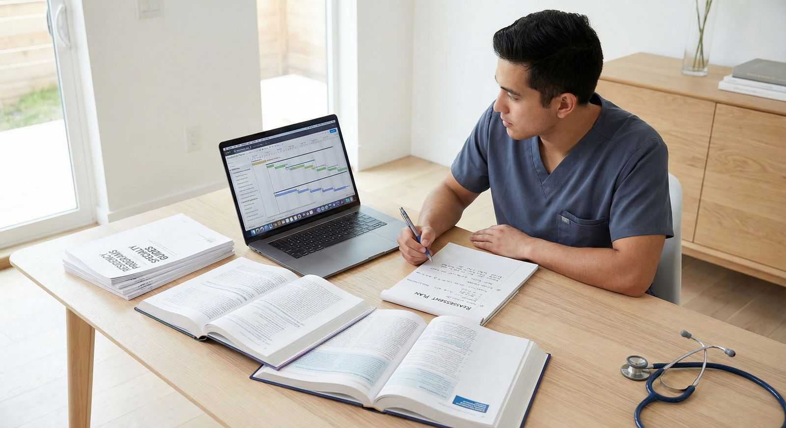 Medical trainee reviewing residency options and specialty pathways Medical trainee reviewing residency options and specialty pathways - medical career for Expert Guide to Reassessing Your Resi