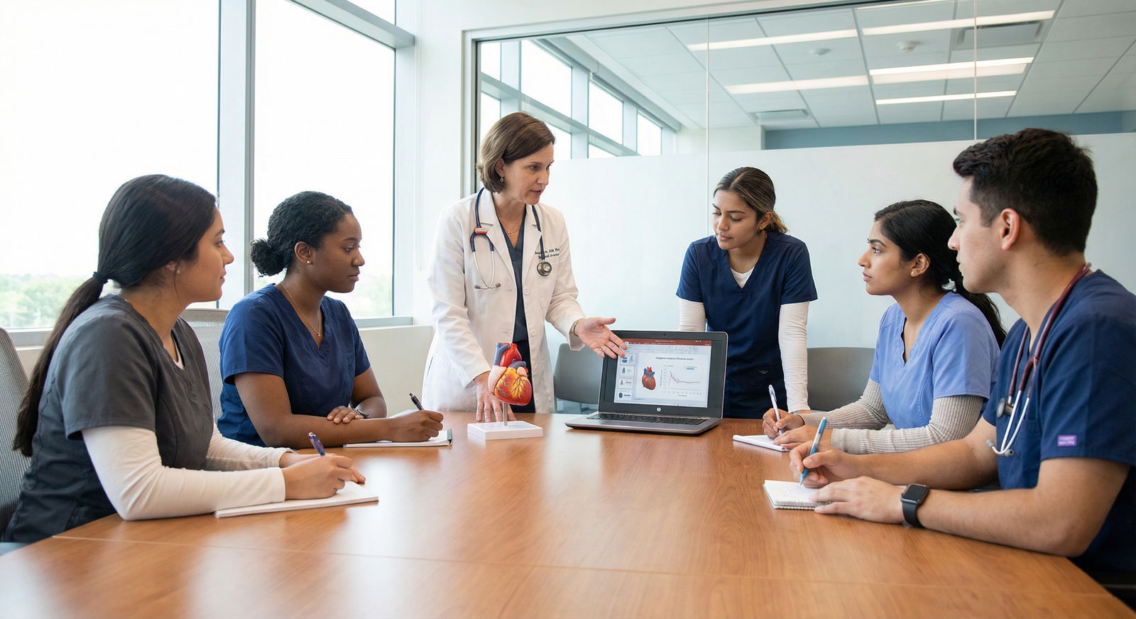 Physician teaching students as part of a non-traditional medical education role Physician teaching students as part of a non-traditional medical education role - Non-Traditional Careers for Explore Non-Tra