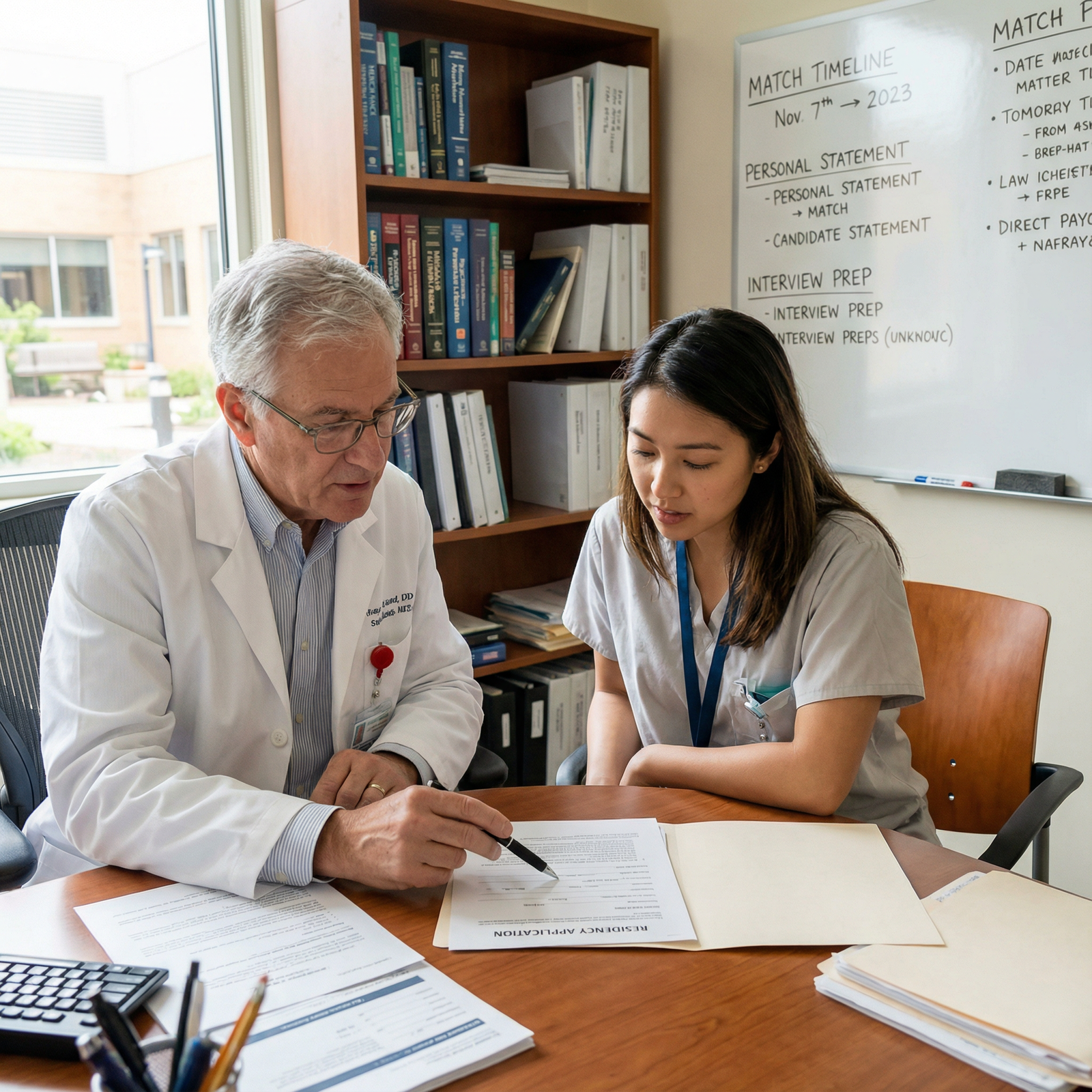 Mentor advising a medical student on residency application red flags - Residency Applications for Mastering Residency Applica