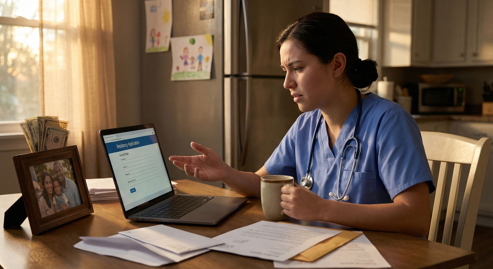 Medical trainee balancing personal life and medical responsibilities - Residency Application for Navigating Personal Challeng