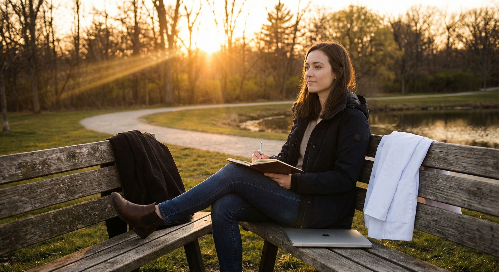 Medical student practicing self-care during residency application season - Residency Application for Mastering Your Residency