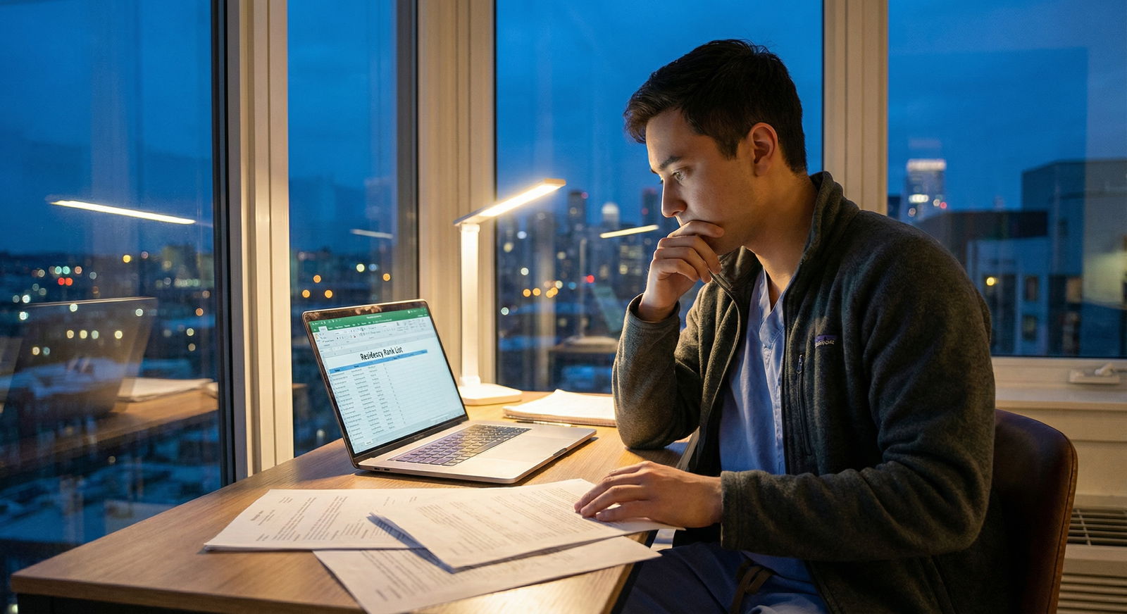 Medical student reflecting on residency rank list decisions - Residency Applications for Master Your Residency Rank List: Key