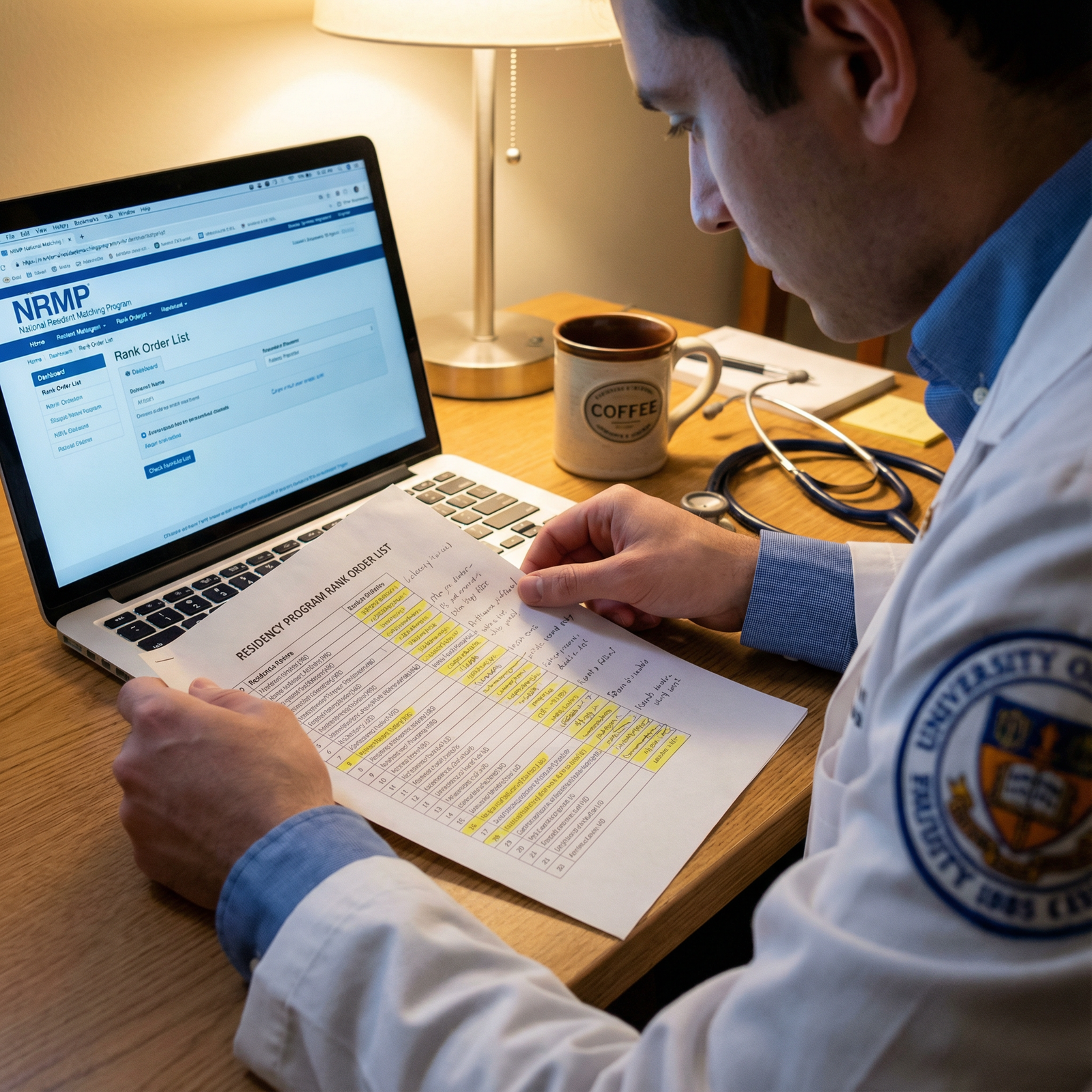 Medical student finalizing residency rank order list - Residency Programs for Mastering Residency Program Rankings: A Strateg