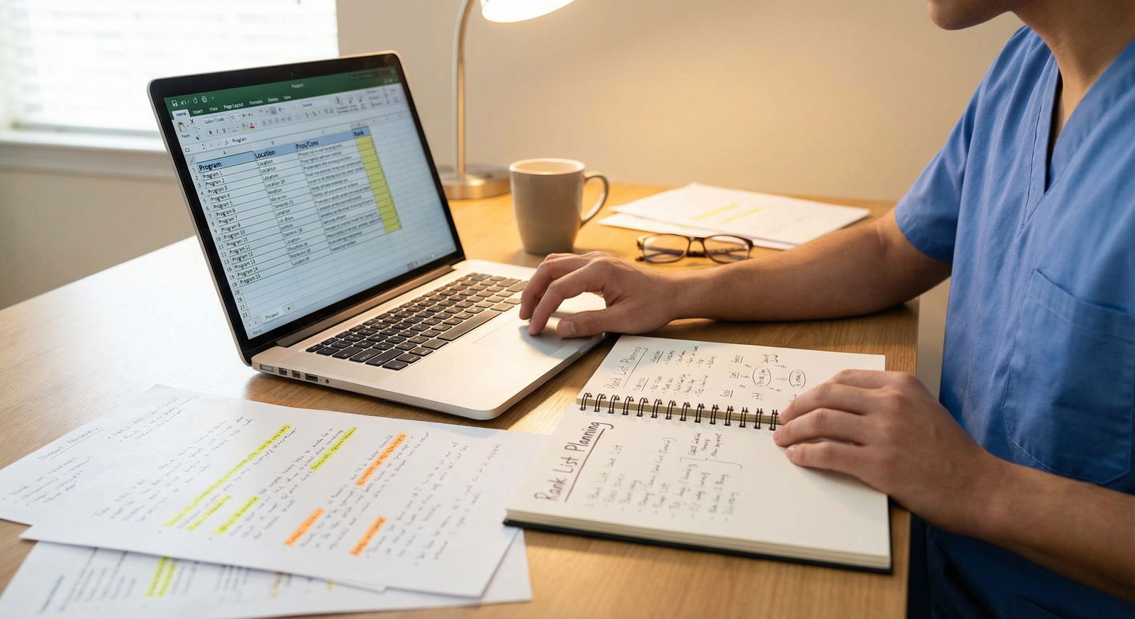 Resident comparing residency programs on laptop - Residency Rankings for Mastering Residency Rankings: Essential Strategies f