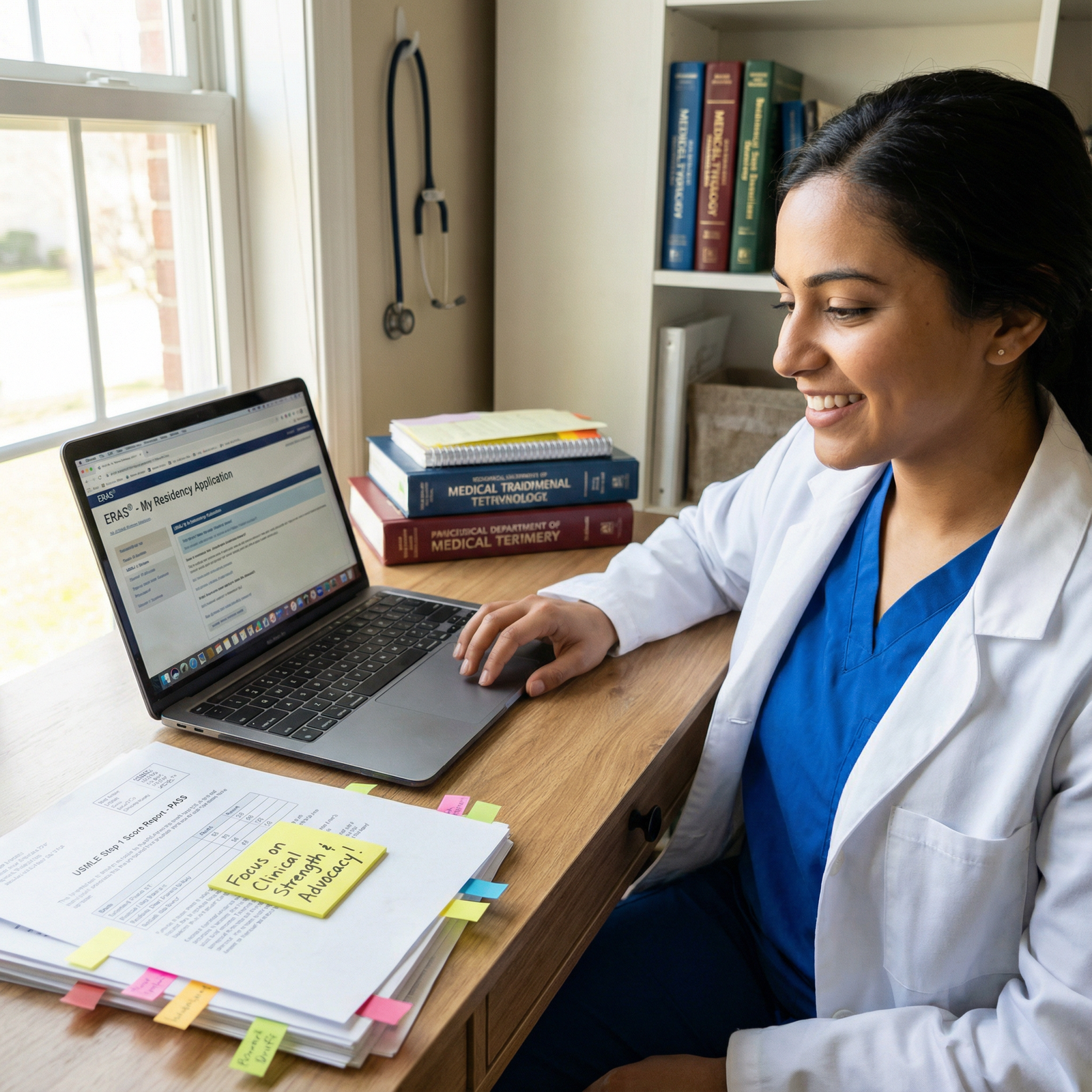 Medical student preparing residency applications despite low USMLE scores - USMLE for Elevate Your Residency Application: Shi