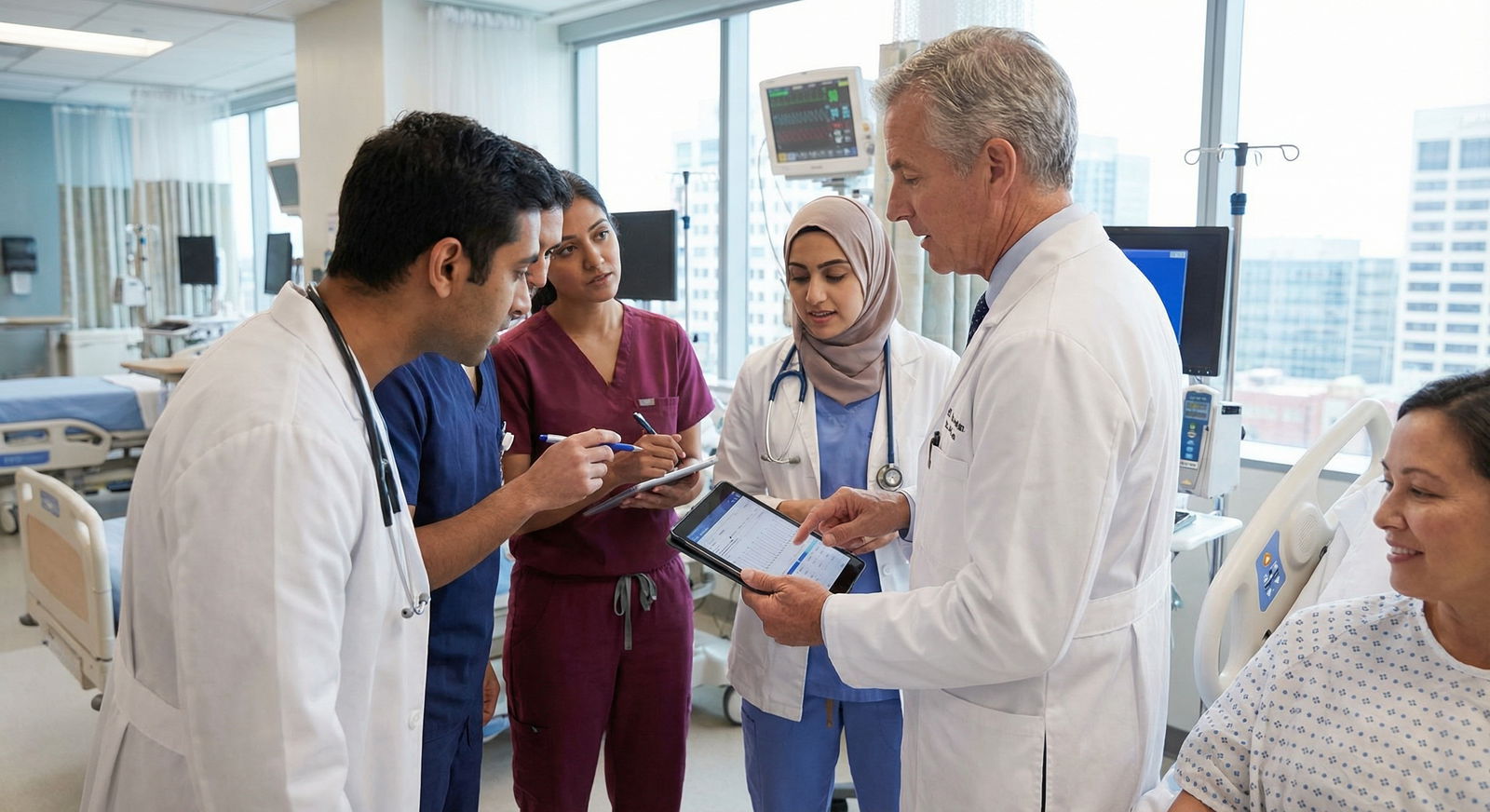 Resident physicians collaborating on the wards - Residency Applications for Mastering Your Residency Application: Strategies