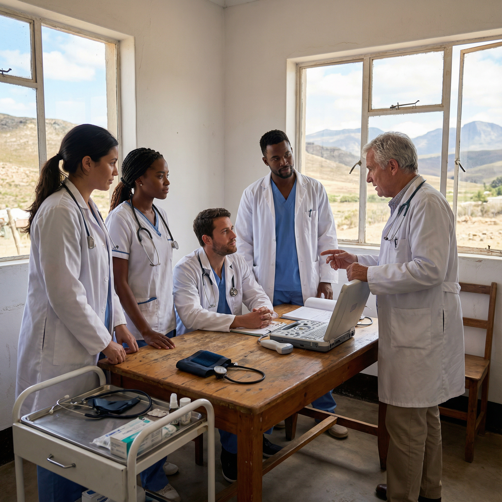 Rural residency clinic with residents and attending - Medical Residencies for Discover Hidden Residency Paths for Candidates