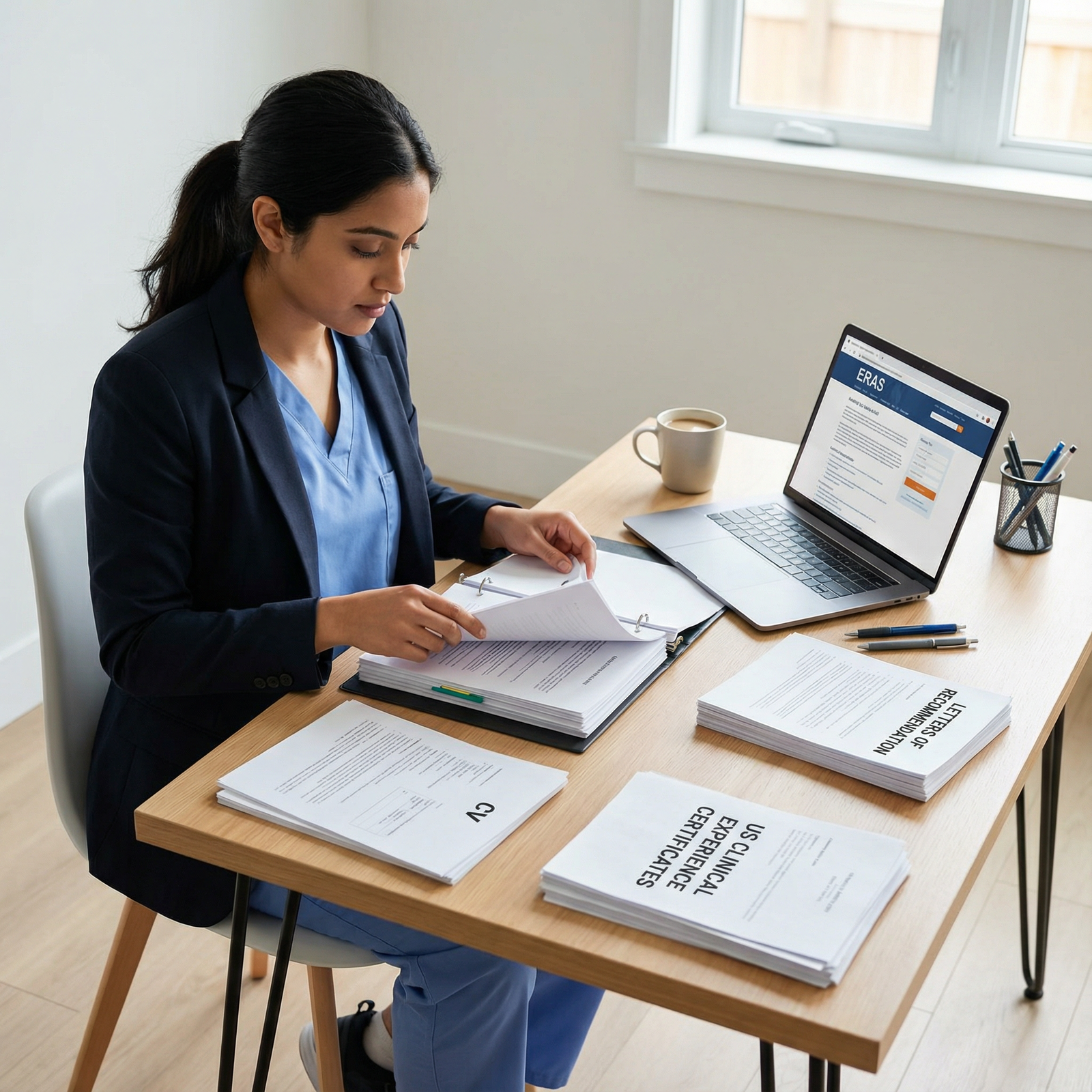 IMG preparing residency application documents with clinical experience certificates - IMG Residency for Maximize Your IMG Res