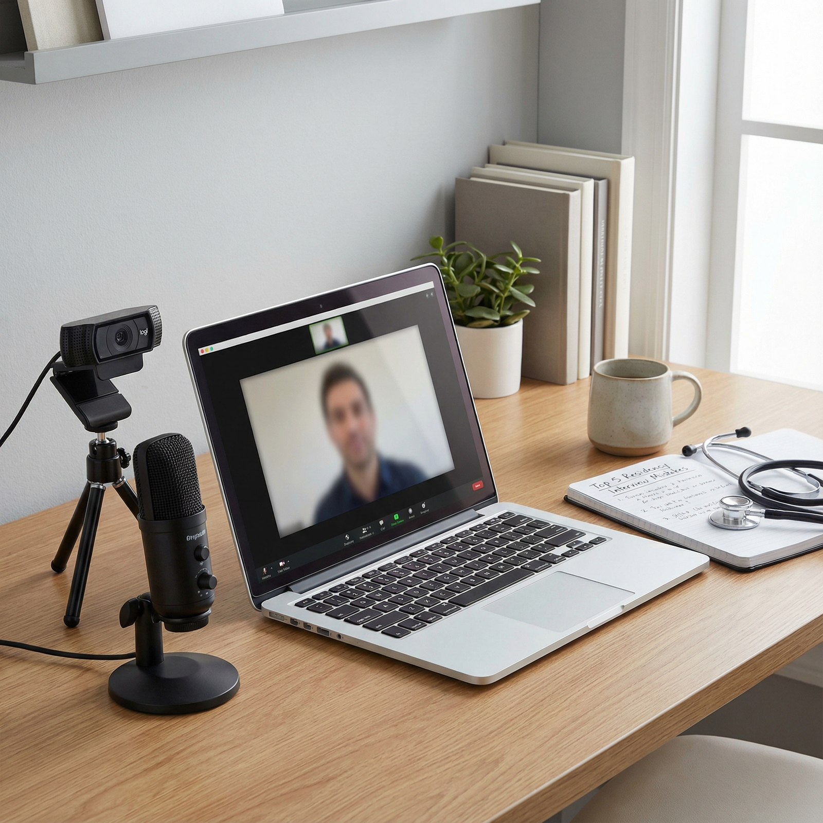 Technical setup for a residency video interview - Video Interviews for Top 5 Mistakes to Avoid in Your Video Residency Interv