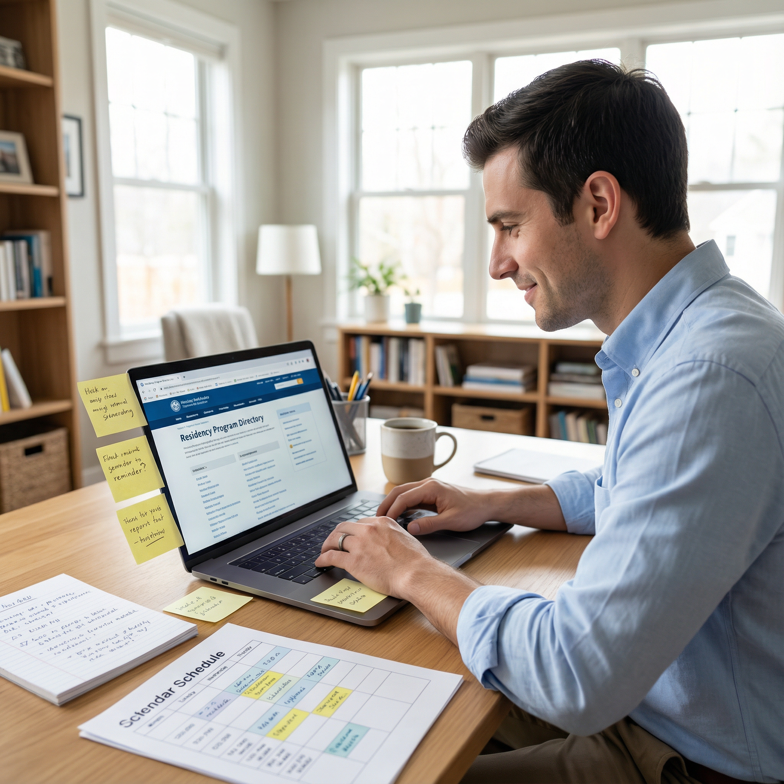 Medical student preparing for a virtual residency interview - Interview Anxiety for Conquering Virtual Interview Anxiety: Ess