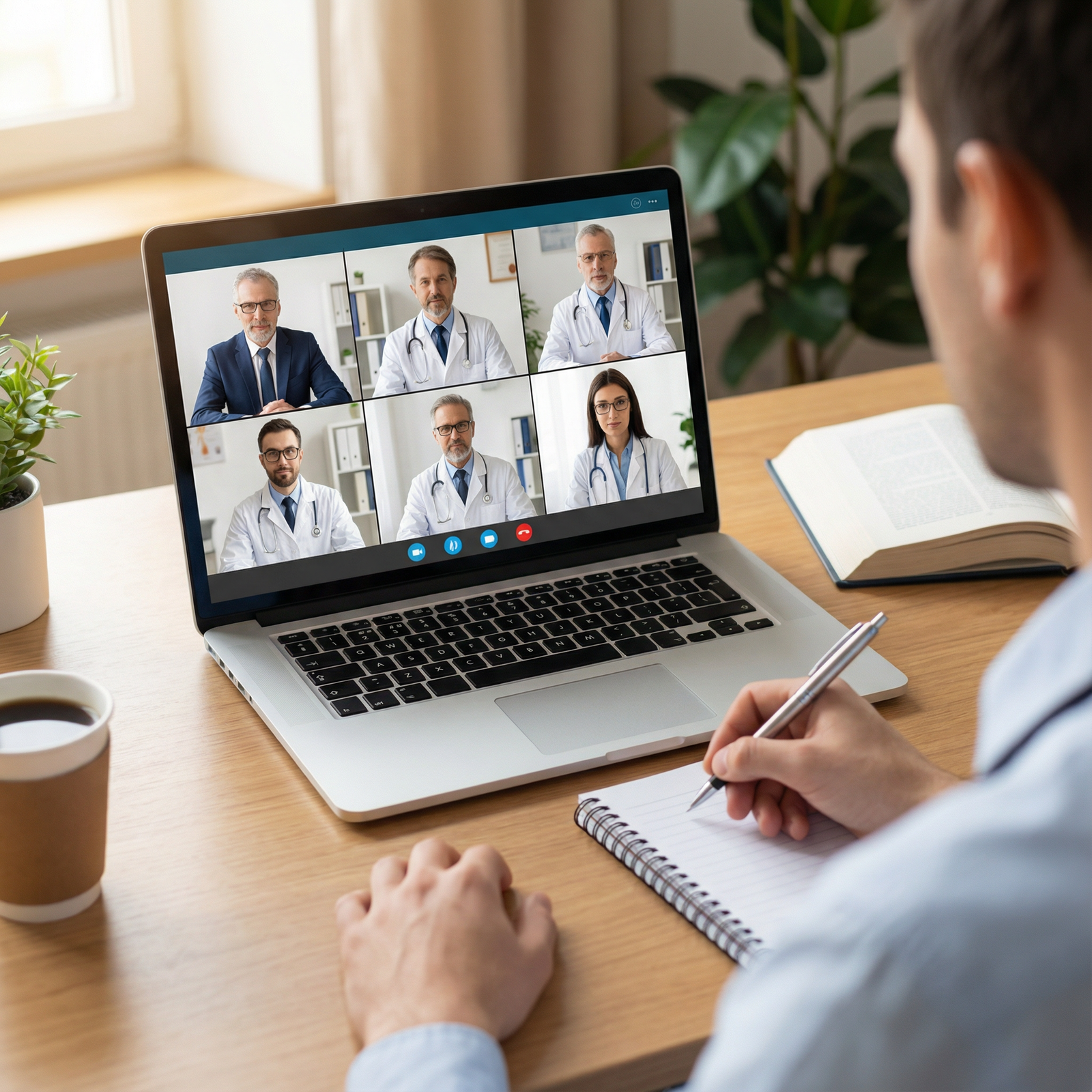 Virtual residency interview panel on screen - Interview Anxiety for Conquering Virtual Interview Anxiety: Essential Tips for