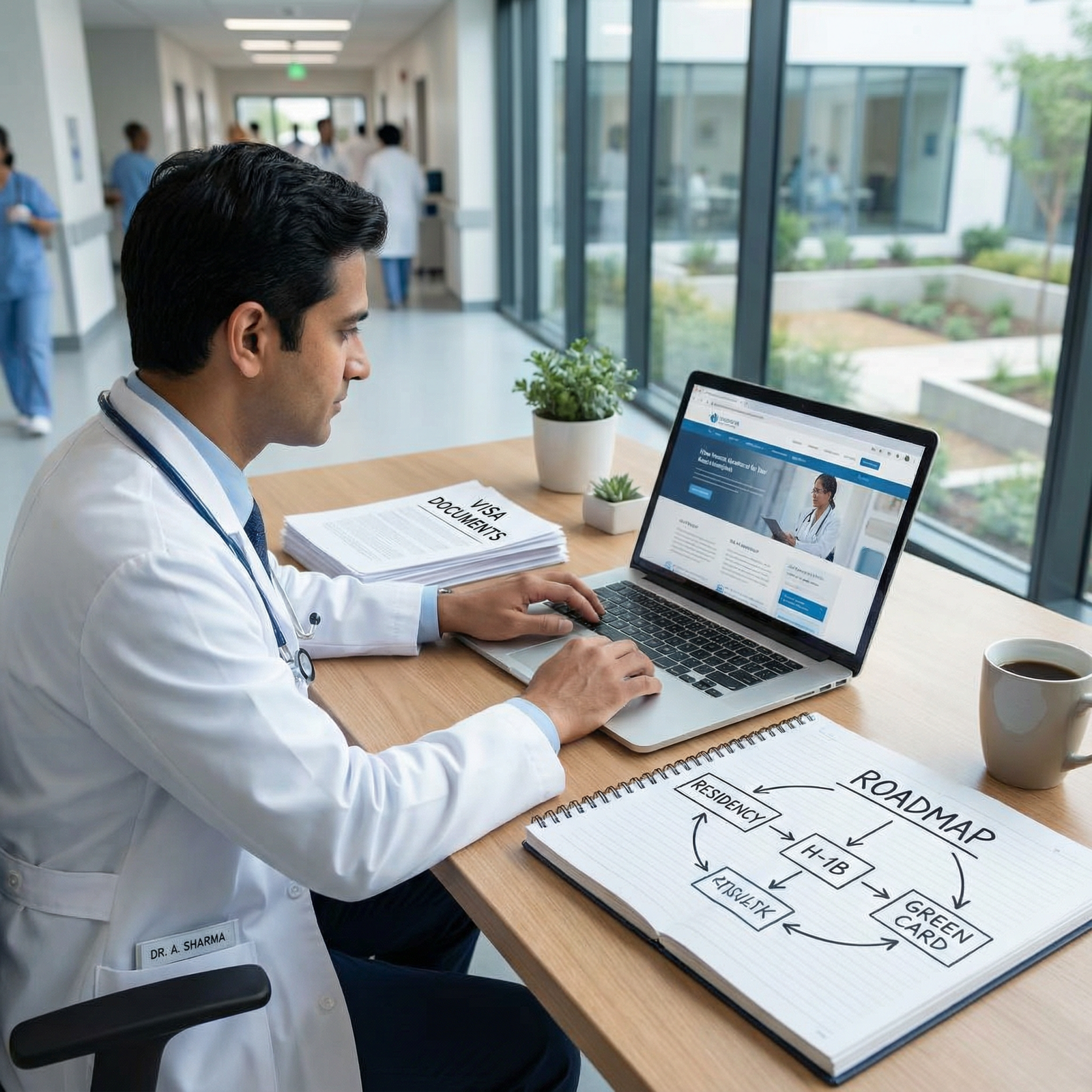 International medical graduate planning long-term U.S. medical career - H-1B Visa for Essential Guide to H-1B Visa for Intern