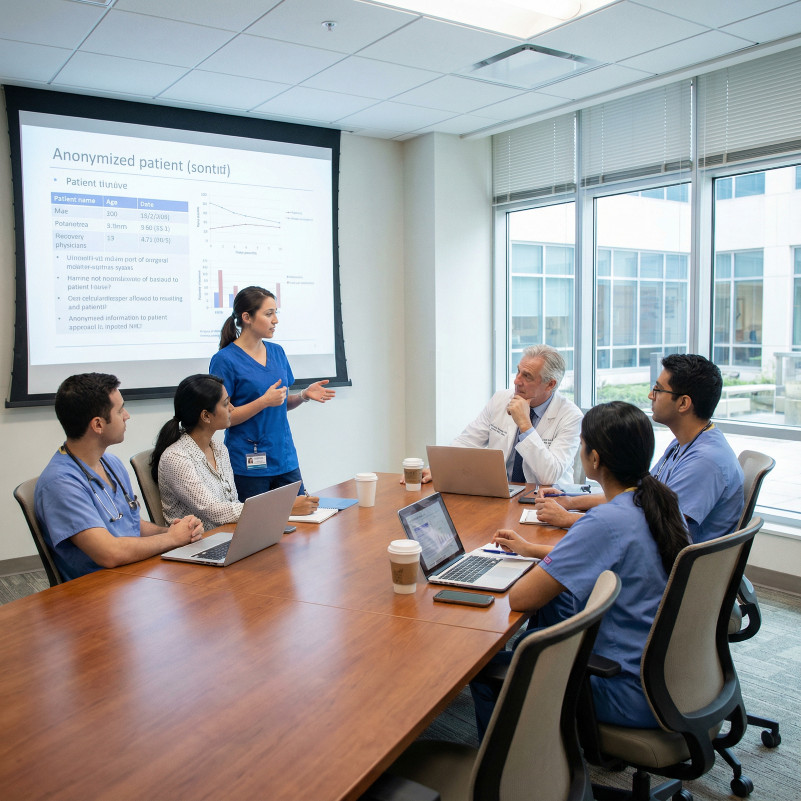Medical residents participating in morning report during preliminary year Medical residents participating in morning report during preliminary year - Medical Residency for Navigating the Preliminary