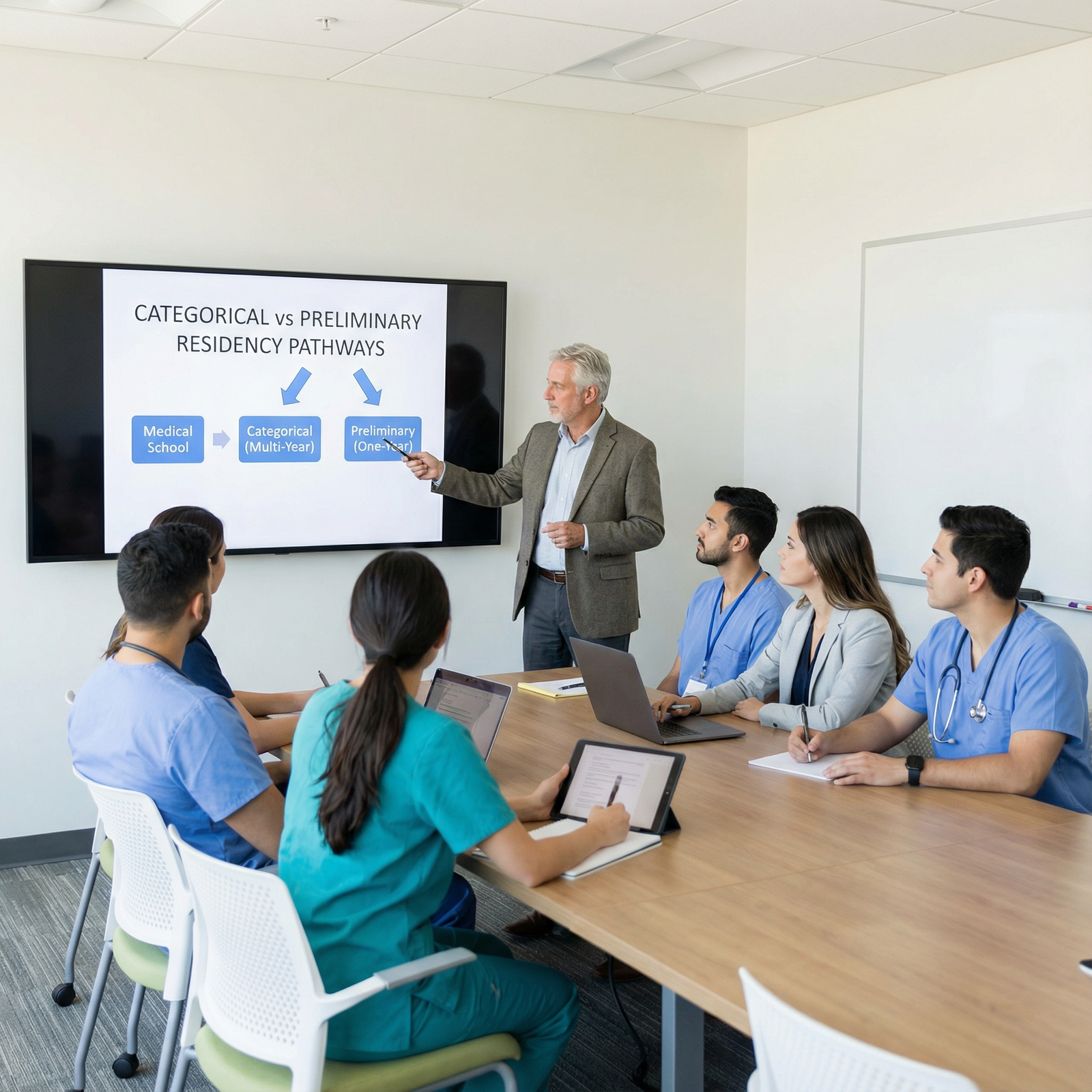 Medical education seminar on residency pathways - Residency Programs for Categorical vs Preliminary Residency: Key Insights f