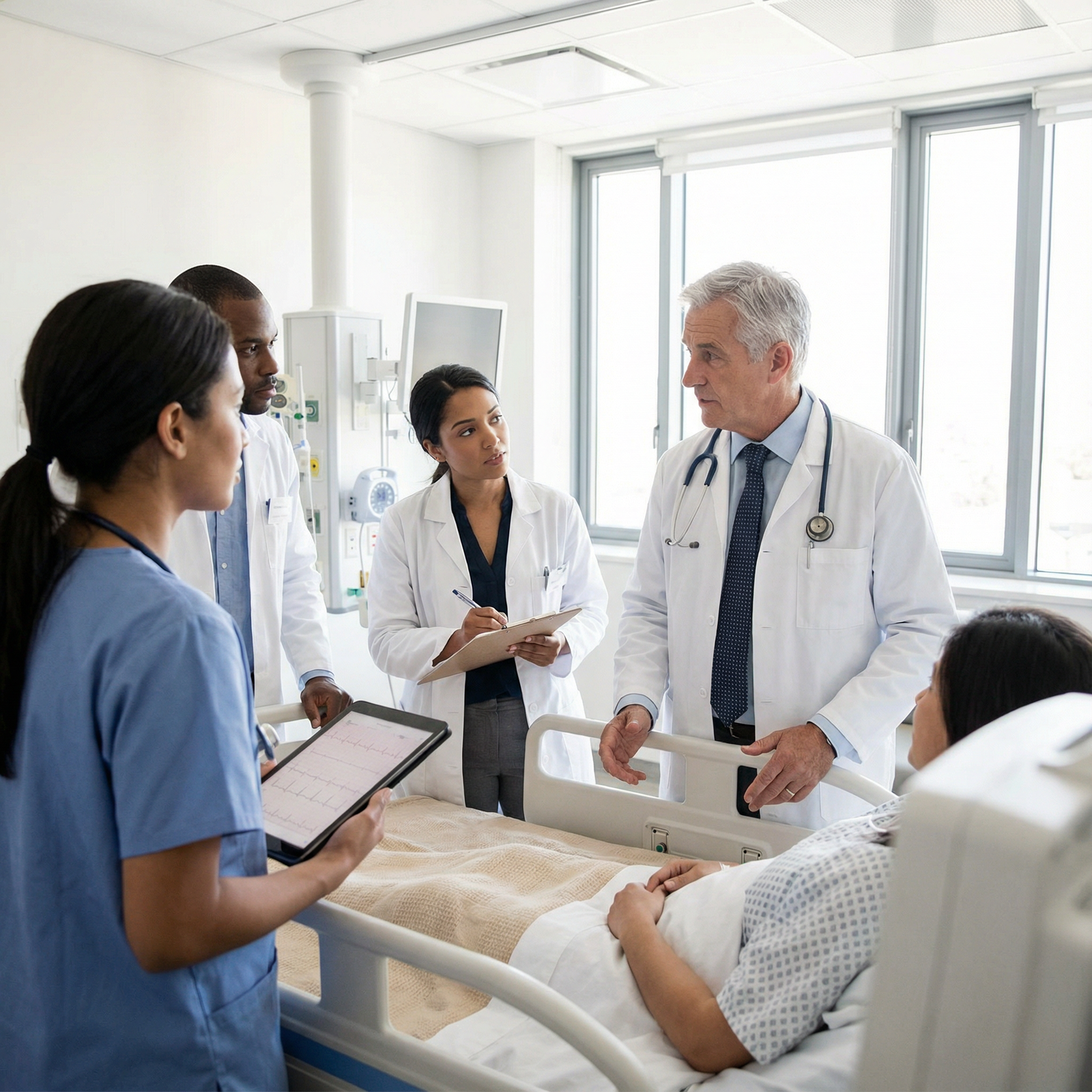 Resident team on hospital ward rounds - Residency Tips for Mastering Your Preliminary Year: Essential Residency Tips for Succ