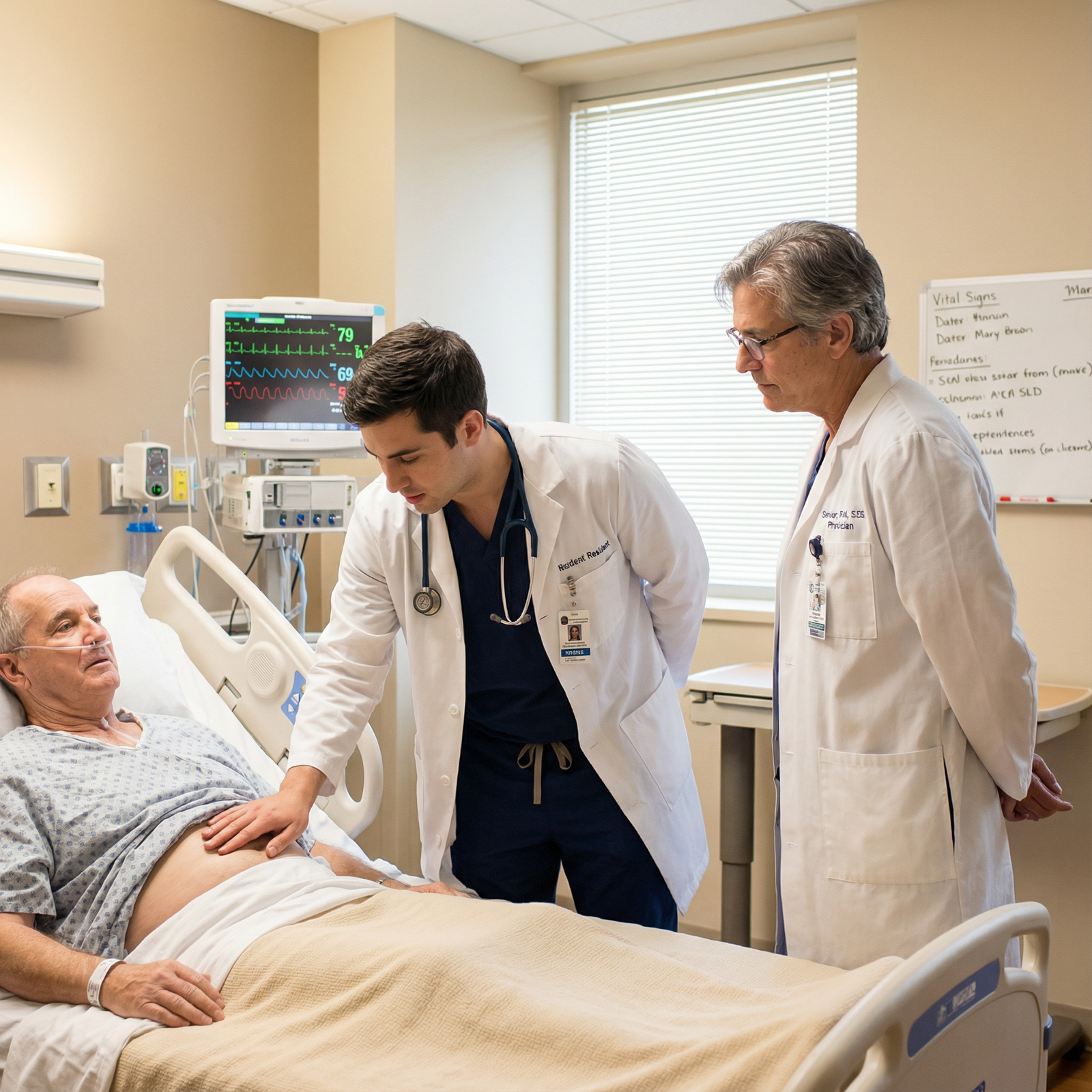 Medical resident gaining hands-on experience during inpatient rotation - Medical Training for Unlocking Success: The Impact o