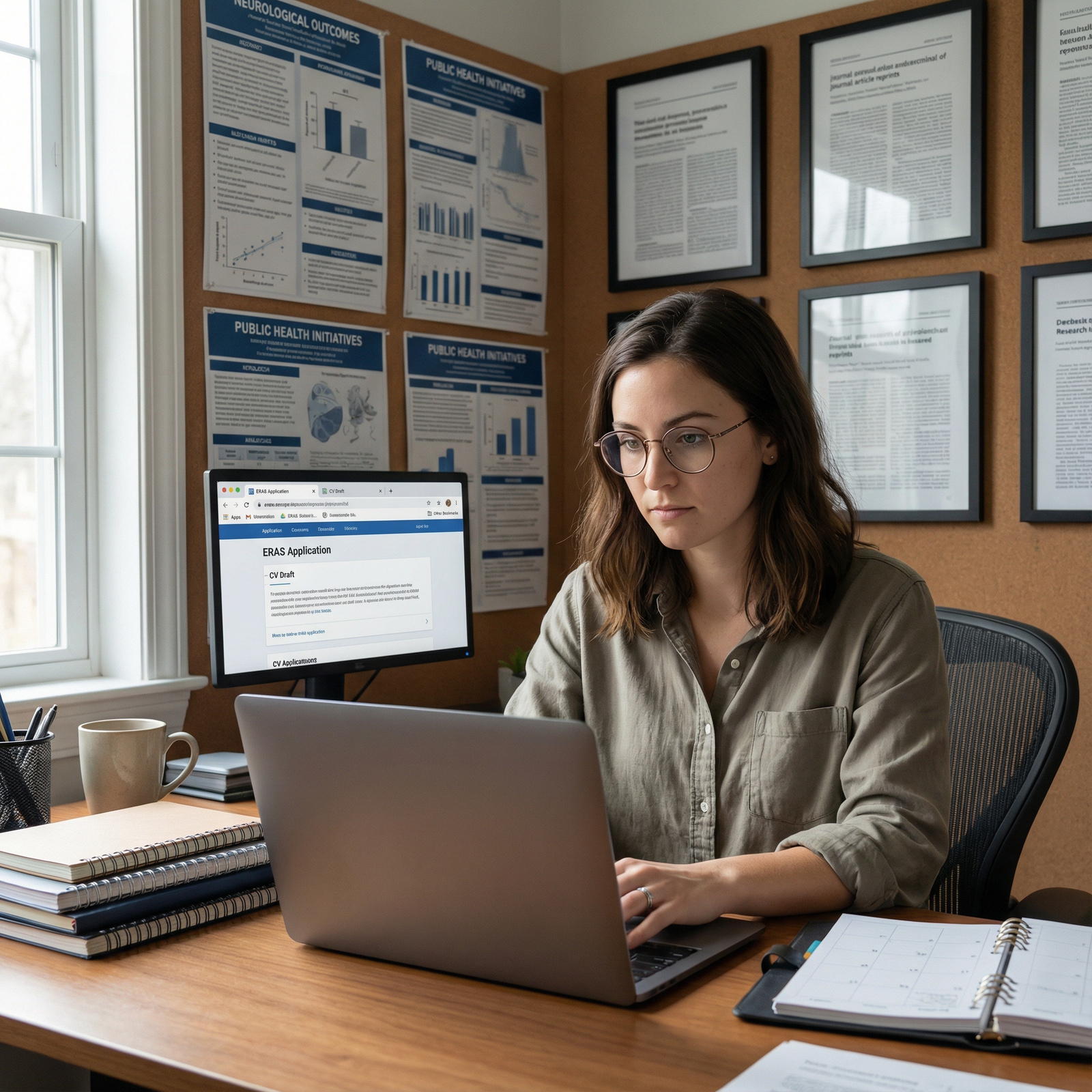 Medical student updating CV with research and publications - Residency Application for Enhance Your Residency Application wit