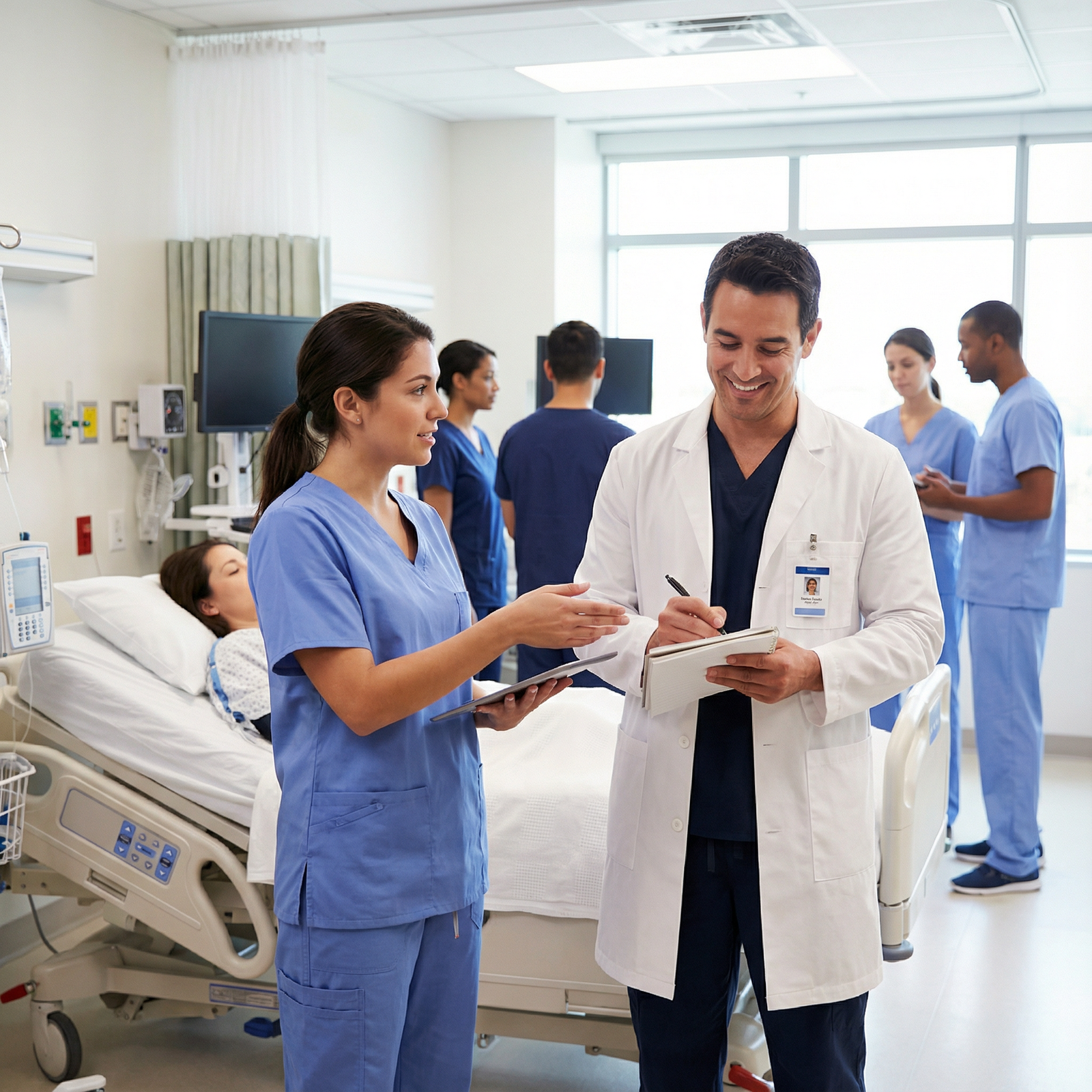 Medical student on clinical rotation being evaluated by supervising physician Medical student on clinical rotation being evaluated by supervising physician - Residency Applications for Mastering Letters