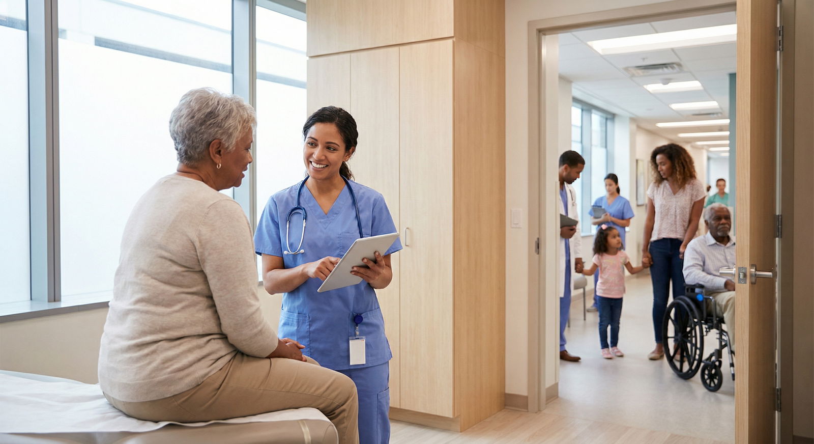 Family medicine resident in outpatient clinic with diverse patients Family medicine resident in outpatient clinic with diverse patients - Family Medicine for Inside a Family Medicine Residency: