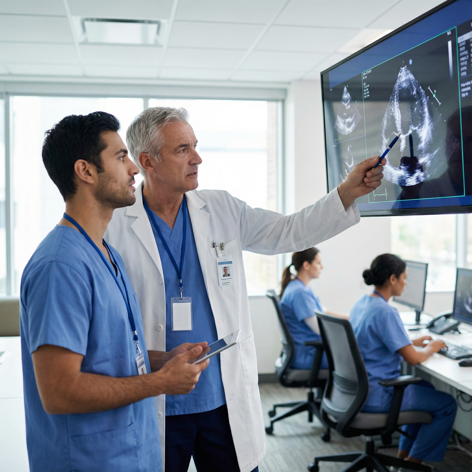 Resident physician working closely with a mentor during a subspecialty elective - Residency Training for Maximizing Electives