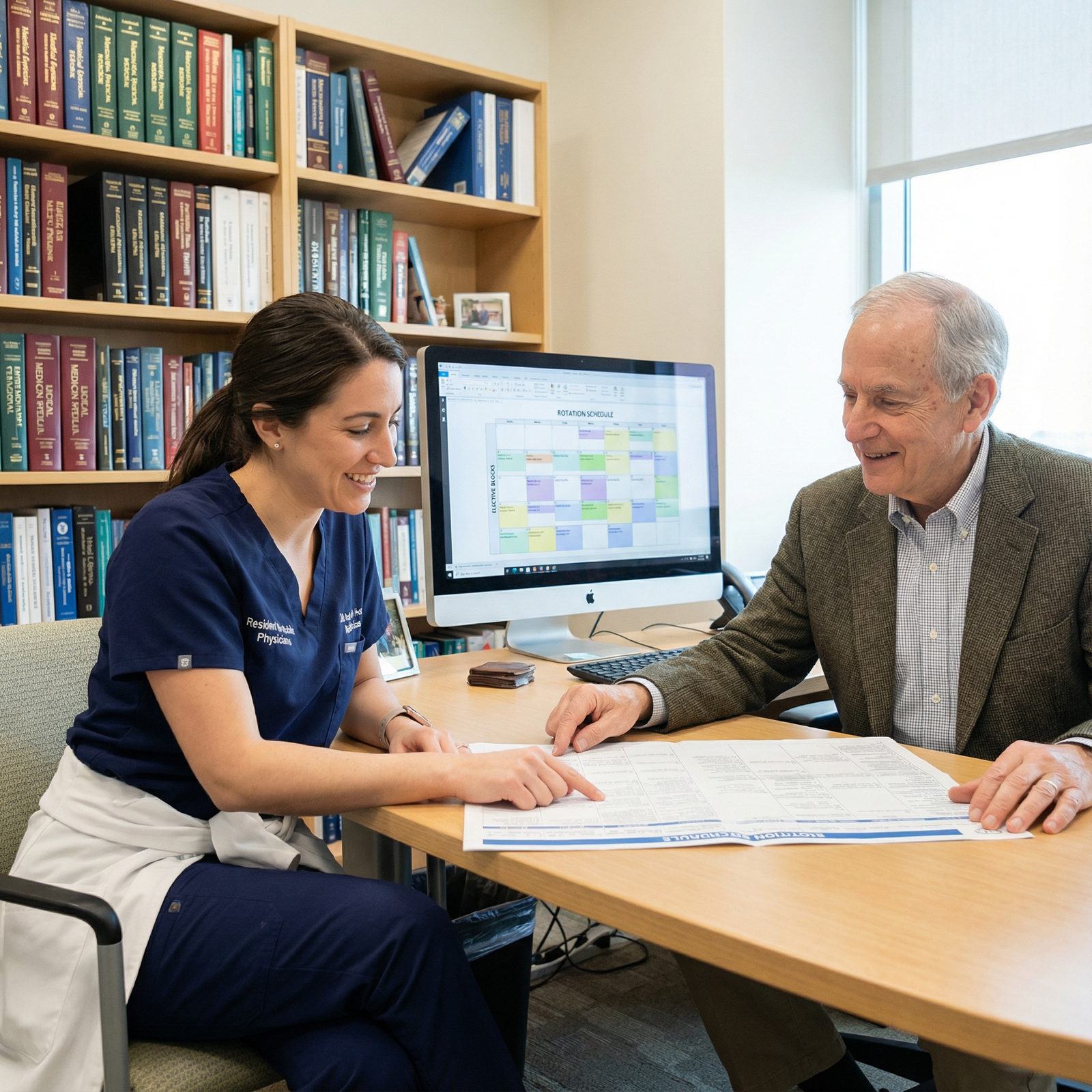 Resident planning electives and career development with mentor - Residency Training for Maximizing Electives in Residency Tra