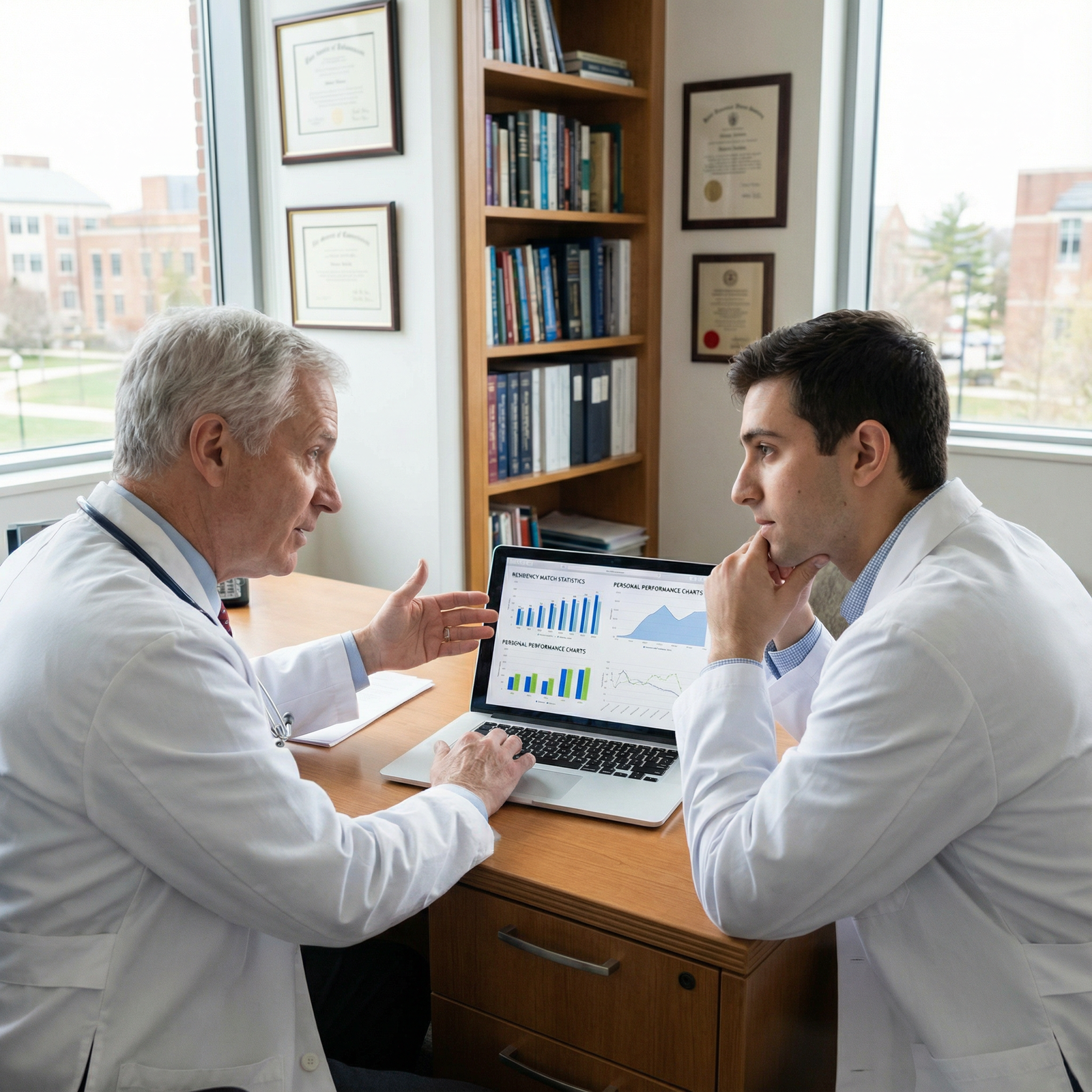 Mentor advising medical student on competitive specialty choice Mentor advising medical student on competitive specialty choice - Medical Specialties for Mastering Personal Metrics for Matc