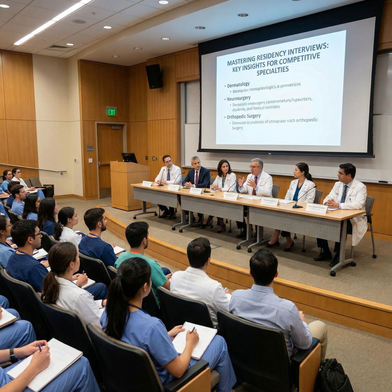 Panel discussion on residency interview preparation for competitive specialties Panel discussion on residency interview preparation for competitive specialties - Medical Specialties for Mastering Residency