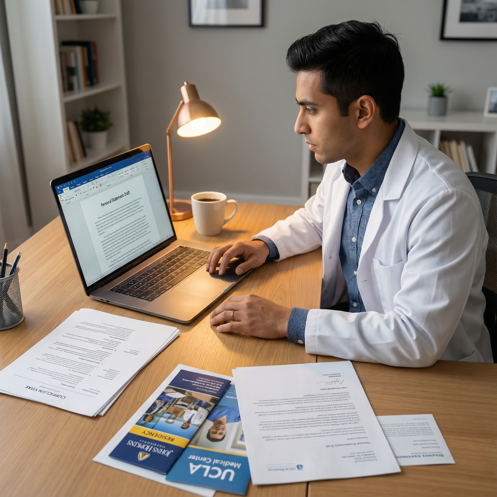 Residency applicant preparing personal statement and ERAS application Residency applicant preparing personal statement and ERAS application - Medical Education for Mastering the Residency Match: