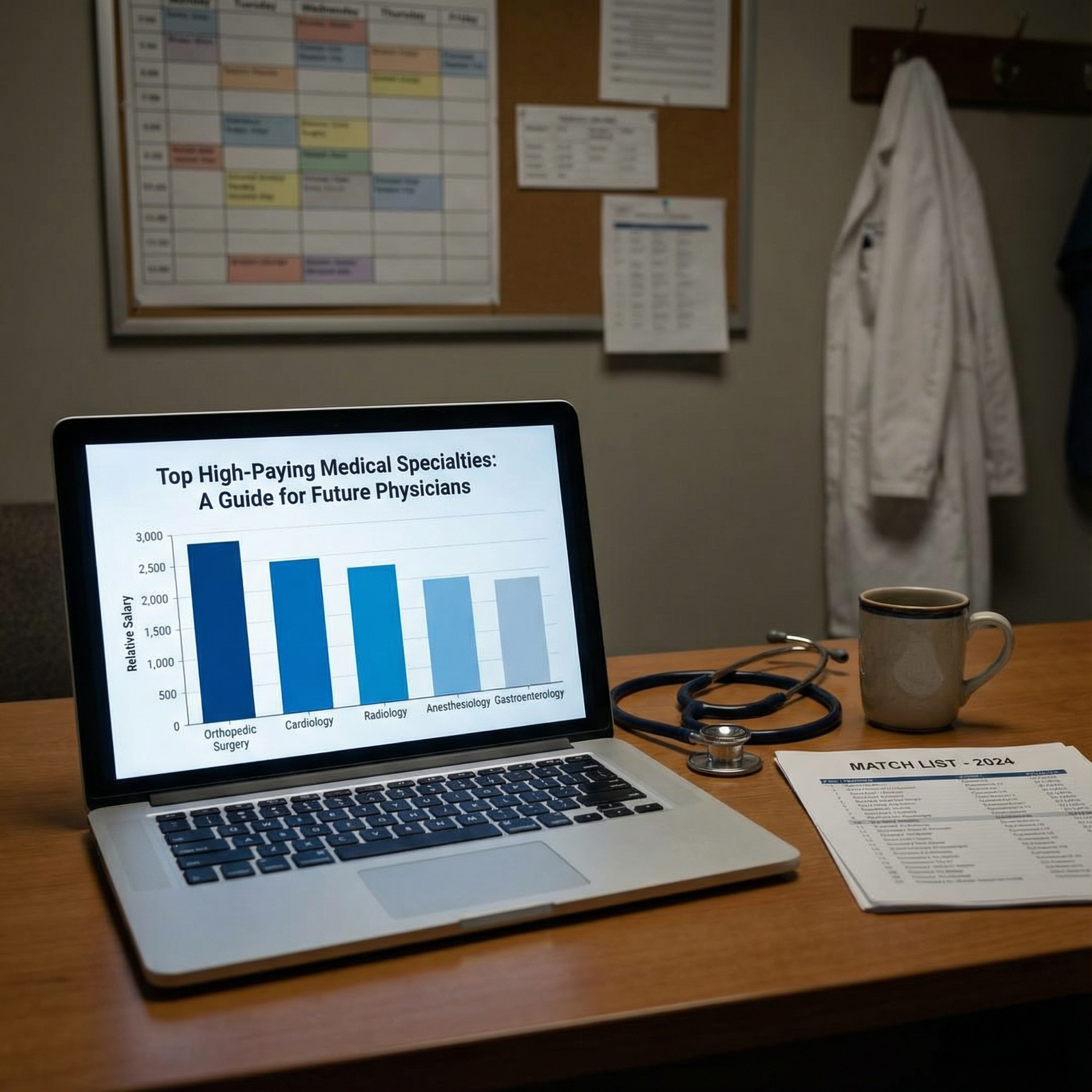 Medical income comparison chart across specialties - Medical Specialties for Top High-Paying Medical Specialties: A Guide for