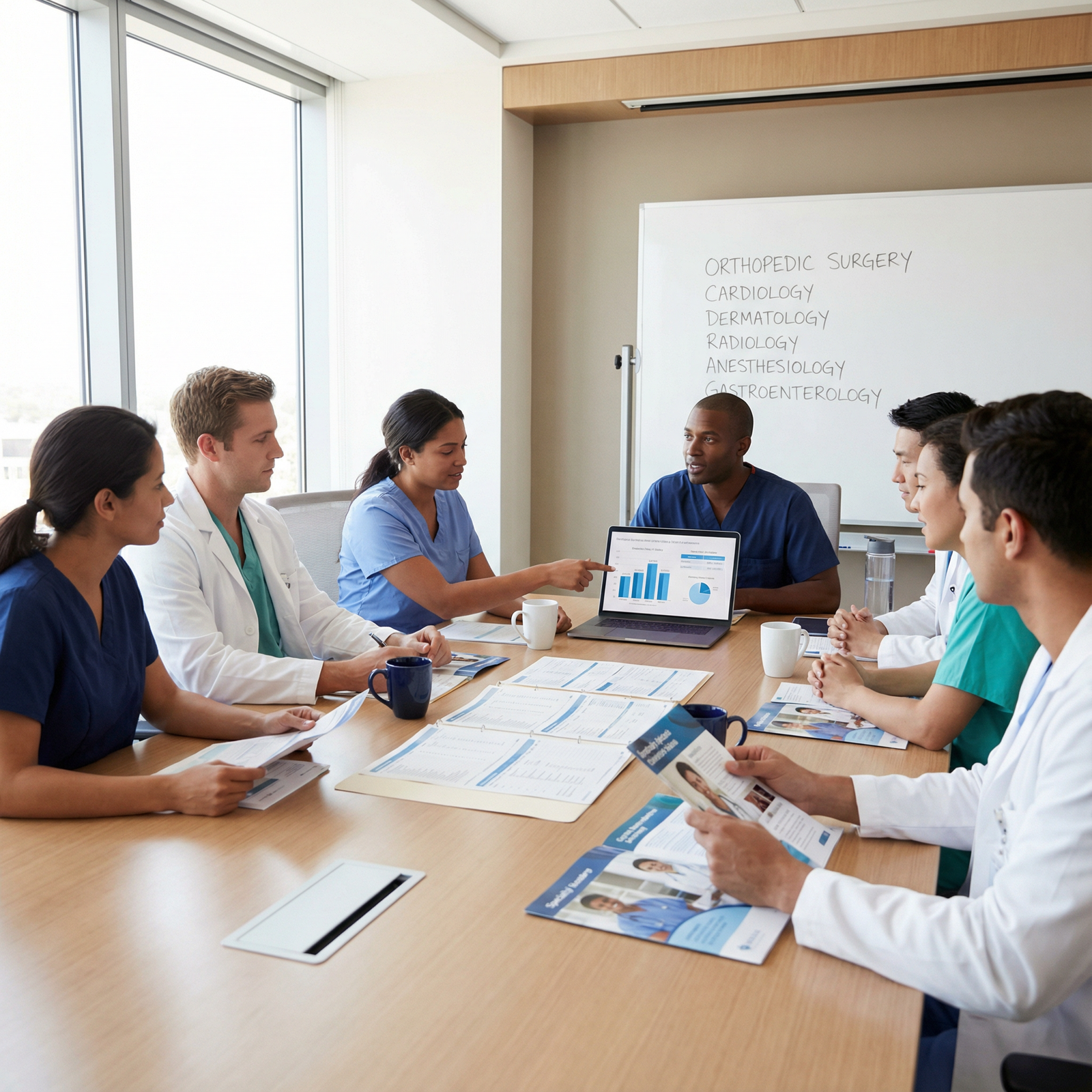 Residents exploring different medical specialties - medical careers for Top Earning Medical Careers: Discover the Highest Pay