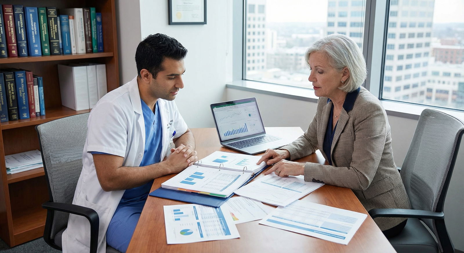 Resident discussing specialty options with mentor Resident discussing specialty options with mentor - Medical Specialties for Navigating Lesser-Known Medical Specialties for C