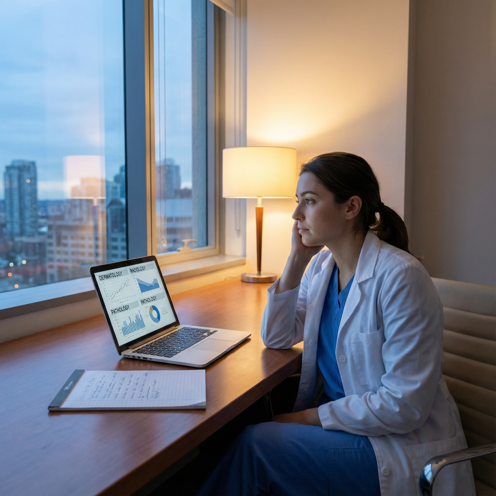 Resident reflecting on specialty and work-life balance Resident reflecting on specialty and work-life balance - Medical Specialties for Discovering Low Competition Medical Specialt