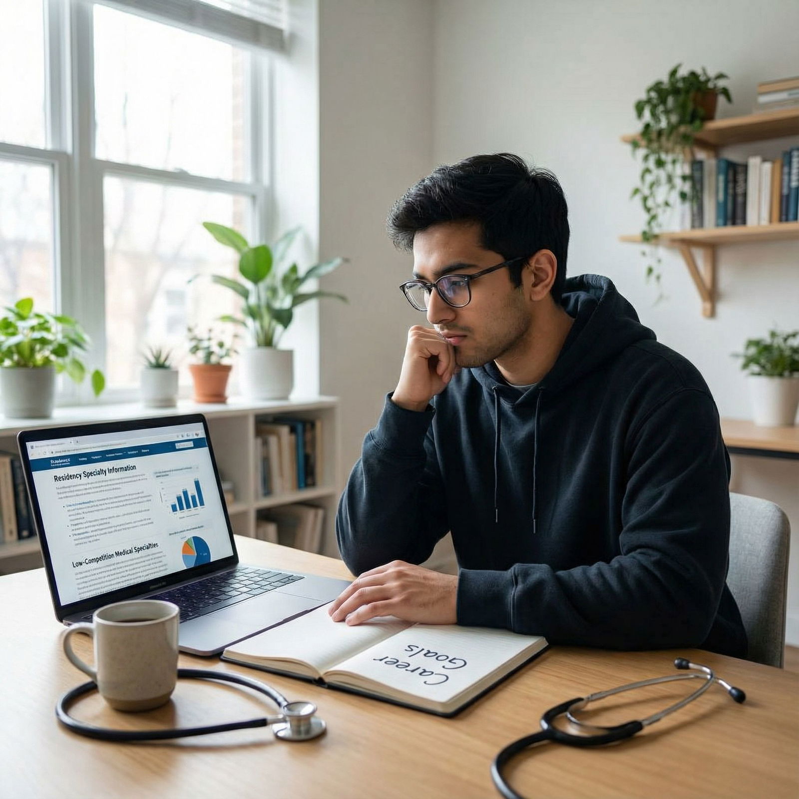 Medical student reflecting on specialty choice and career goals Medical student reflecting on specialty choice and career goals - Medical Education for Maximize Your Residency Chances: Low-