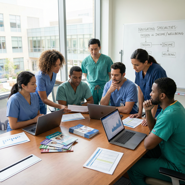 Navigating Lower-Paid Medical Specialties: Balancing Passion and Income