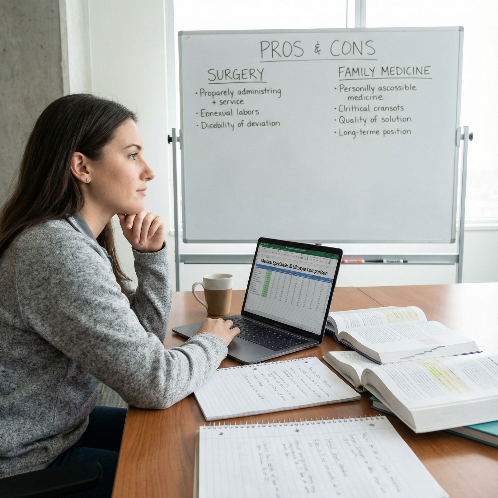 Medical student weighing specialty options and lifestyle - Medical Careers for Unveiling Medical Careers: Surprising Salary I