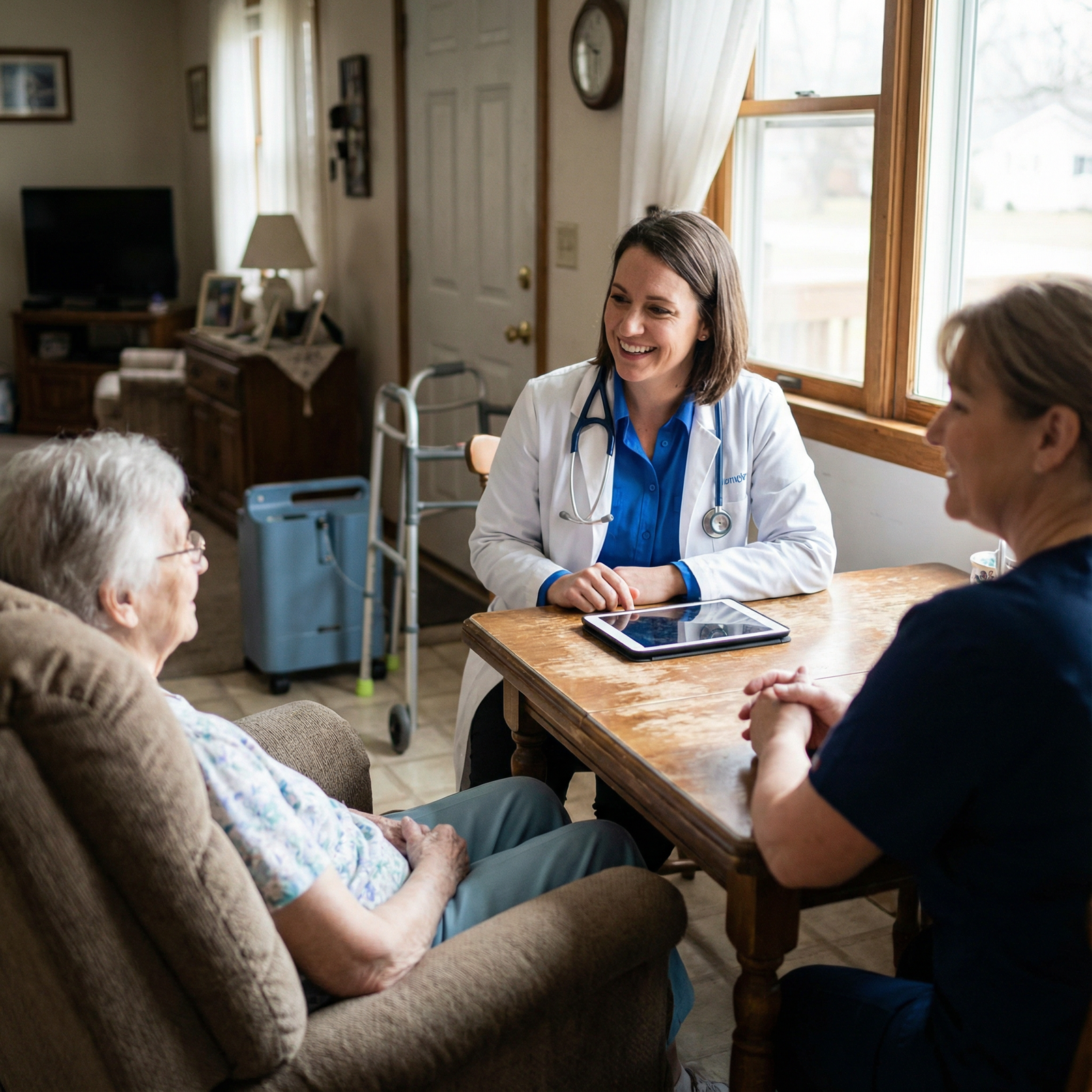 Palliative care physician visiting patient in home setting Palliative care physician visiting patient in home setting - Palliative Care for Unlocking the Flexibility of Palliative Care