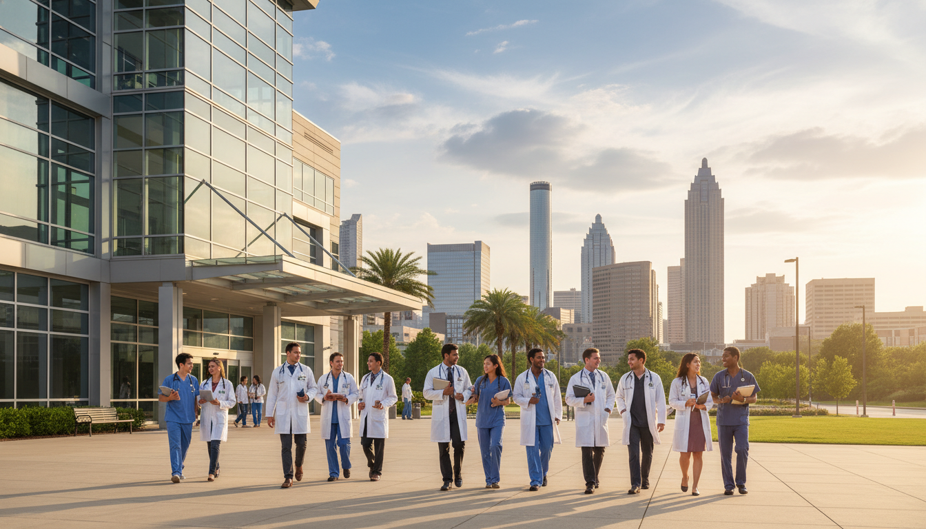 Atlanta teaching hospital campus welcoming international medical graduates Atlanta teaching hospital campus welcoming international medical graduates - Caribbean medical school residency for Visa Navi