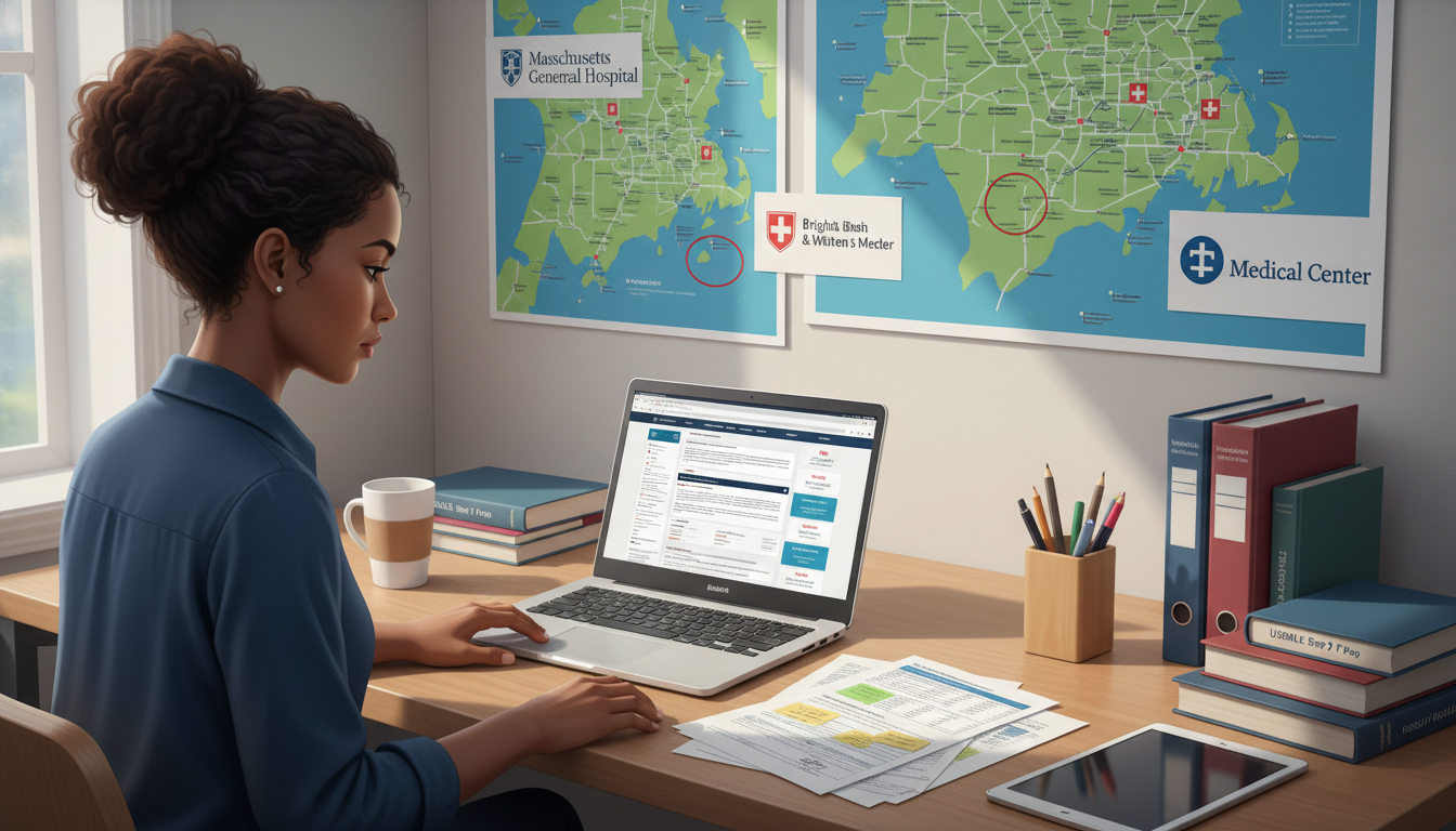 Residency program research strategy for Caribbean IMG targeting Boston and Massachusetts - Caribbean medical school residency