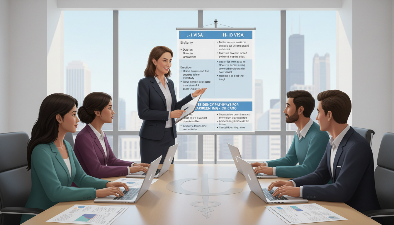 Caribbean IMG comparing J-1 and H-1B residency visa options Caribbean IMG comparing J-1 and H-1B residency visa options - Caribbean medical school residency for Visa Navigation for Resi