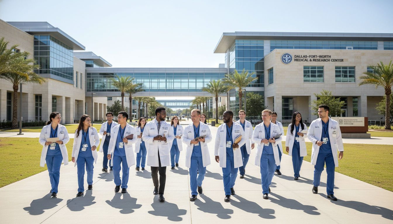 DFW medical campus with international residents DFW medical campus with international residents - Caribbean medical school residency for H-1B Sponsorship Programs for Caribb