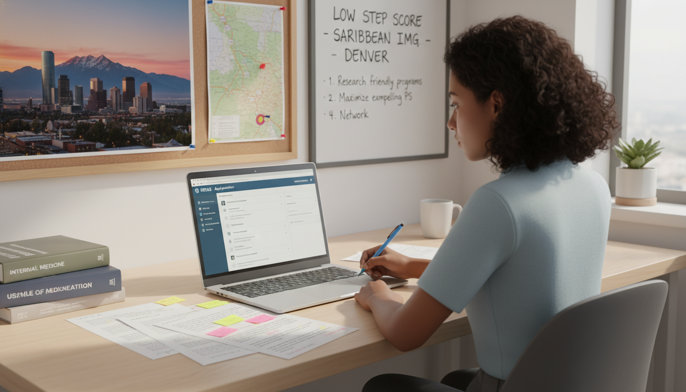 Caribbean IMG preparing ERAS application for Colorado residency - Caribbean medical school residency for Low Step Score Strat