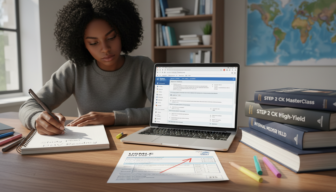 Medical graduate improving academic performance with Step 2 CK and clinical evaluation focus - Caribbean medical school resid