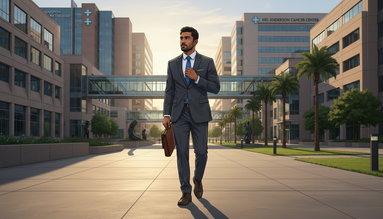 Caribbean IMG at Texas Medical Center campus during residency interview season Caribbean IMG at Texas Medical Center campus during residency interview season - Caribbean medical school residency for Geogr