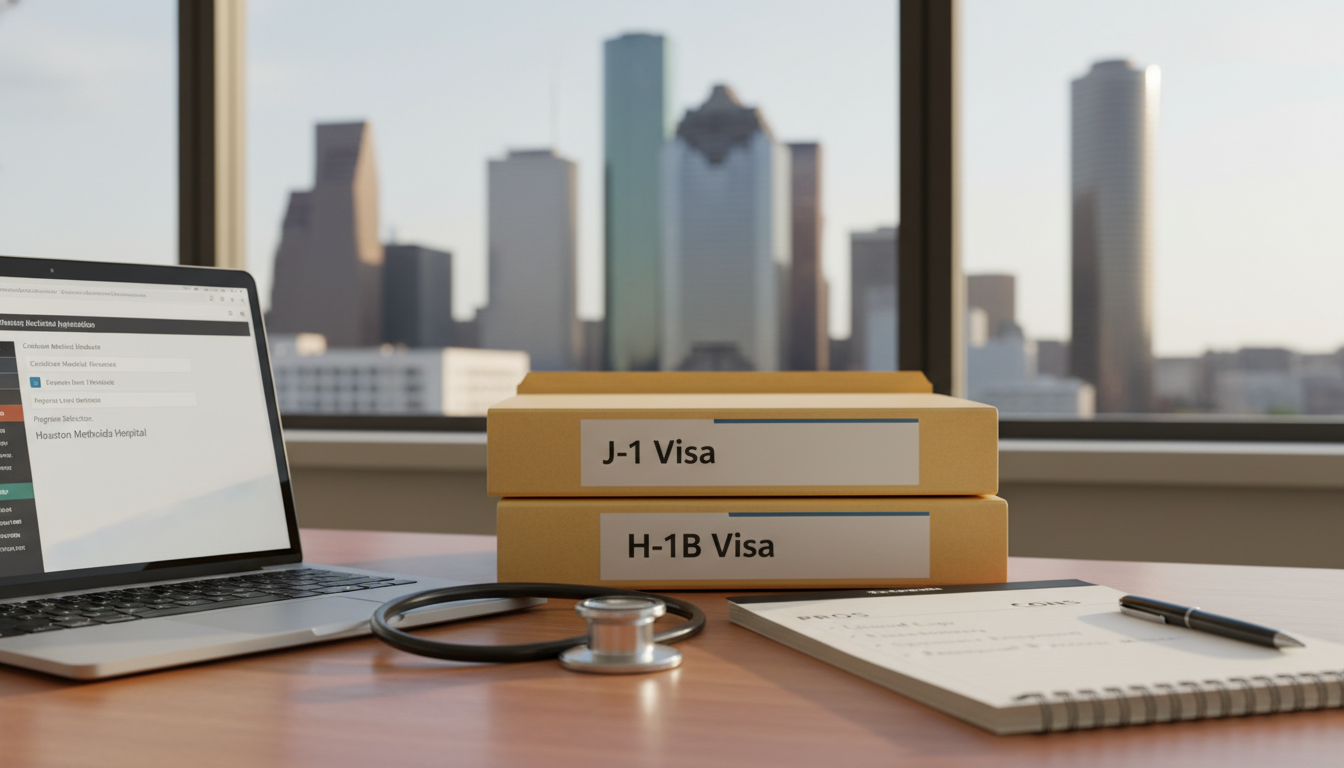 Comparison of J-1 versus H-1B residency visa options for IMGs Comparison of J-1 versus H-1B residency visa options for IMGs - Caribbean medical school residency for Visa Navigation for Re