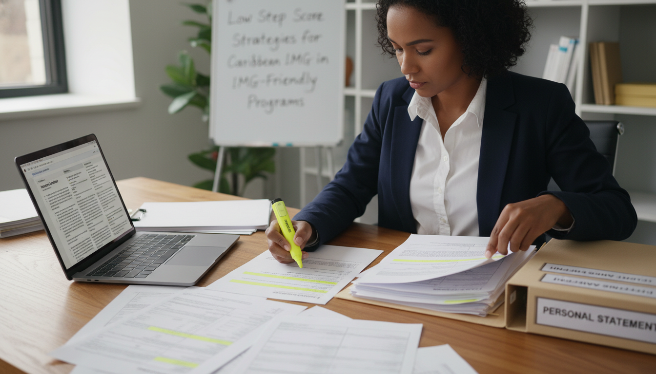 Caribbean IMG building a strong residency application portfolio - Caribbean medical school residency for Low Step Score Strat