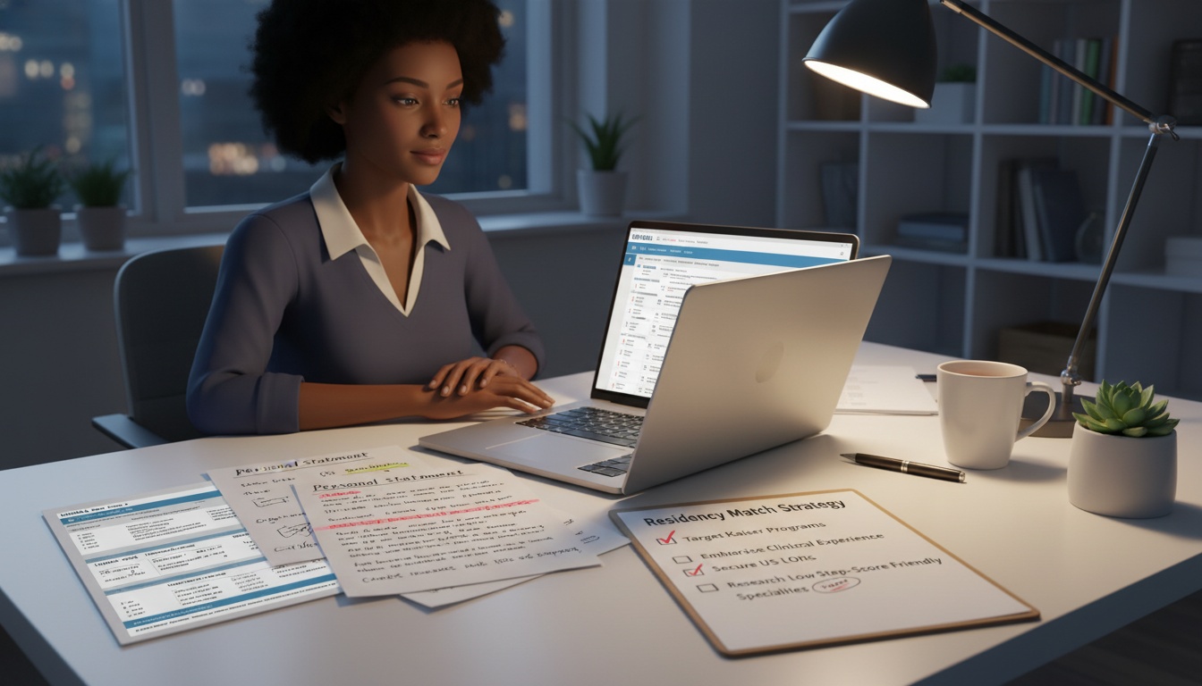 Caribbean IMG preparing ERAS application with focus on low Step score strategy - Caribbean medical school residency for Low S