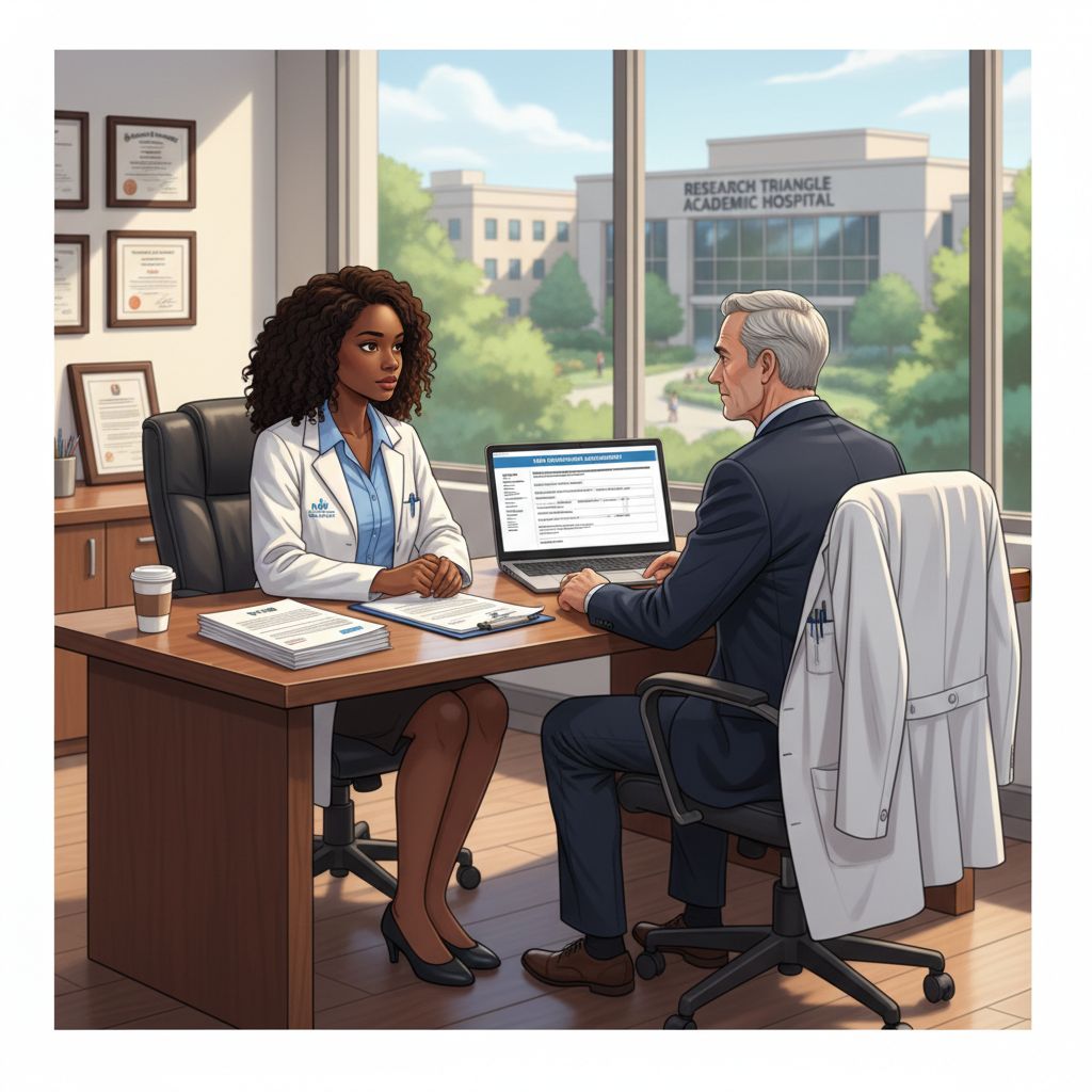 Caribbean IMG resident meeting with program director to discuss H-1B sponsorship Caribbean IMG resident meeting with program director to discuss H-1B sponsorship - Caribbean medical school residency for H-1