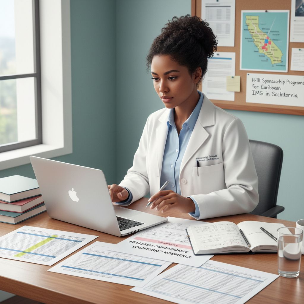 Caribbean IMG planning residency application strategy for H-1B sponsorship Caribbean IMG planning residency application strategy for H-1B sponsorship - Caribbean medical school residency for H-1B Spon